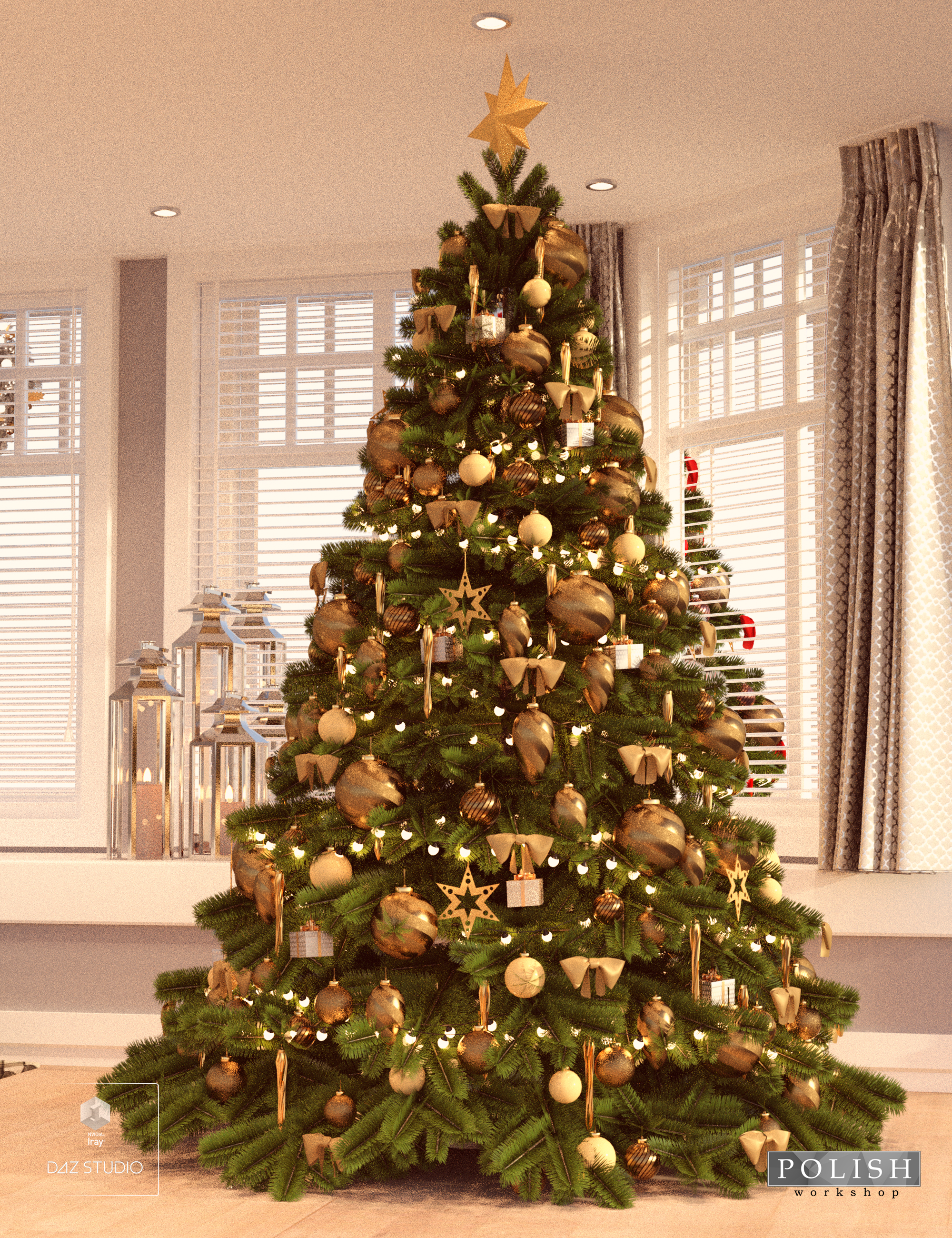 Christmas Tree by: Polish, 3D Models by Daz 3D