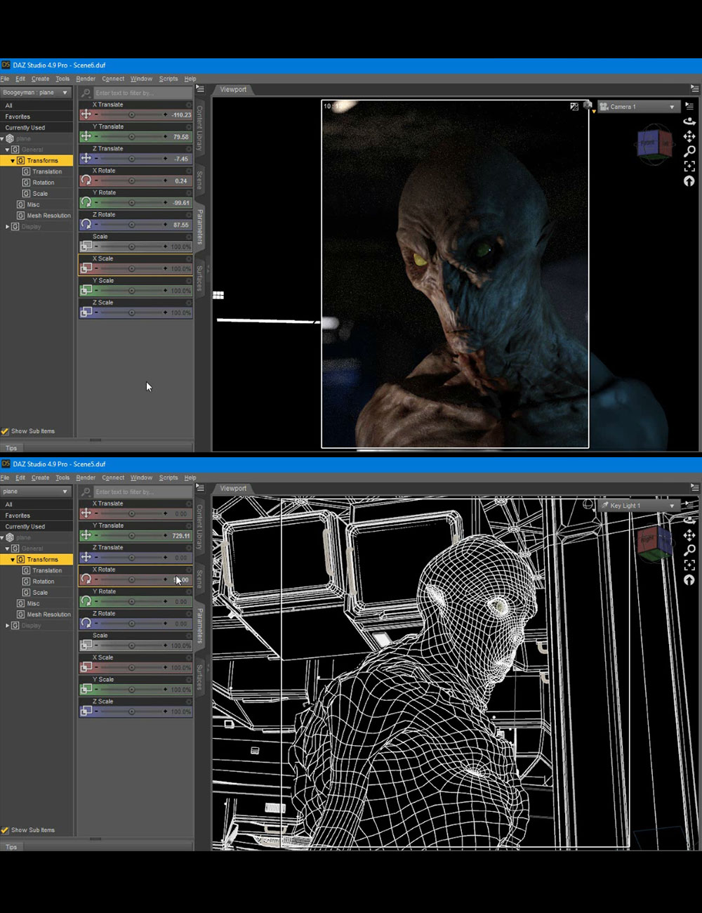 Portrait Of An Alien - Video Tutorial by: Dreamlight, 3D Models by Daz 3D