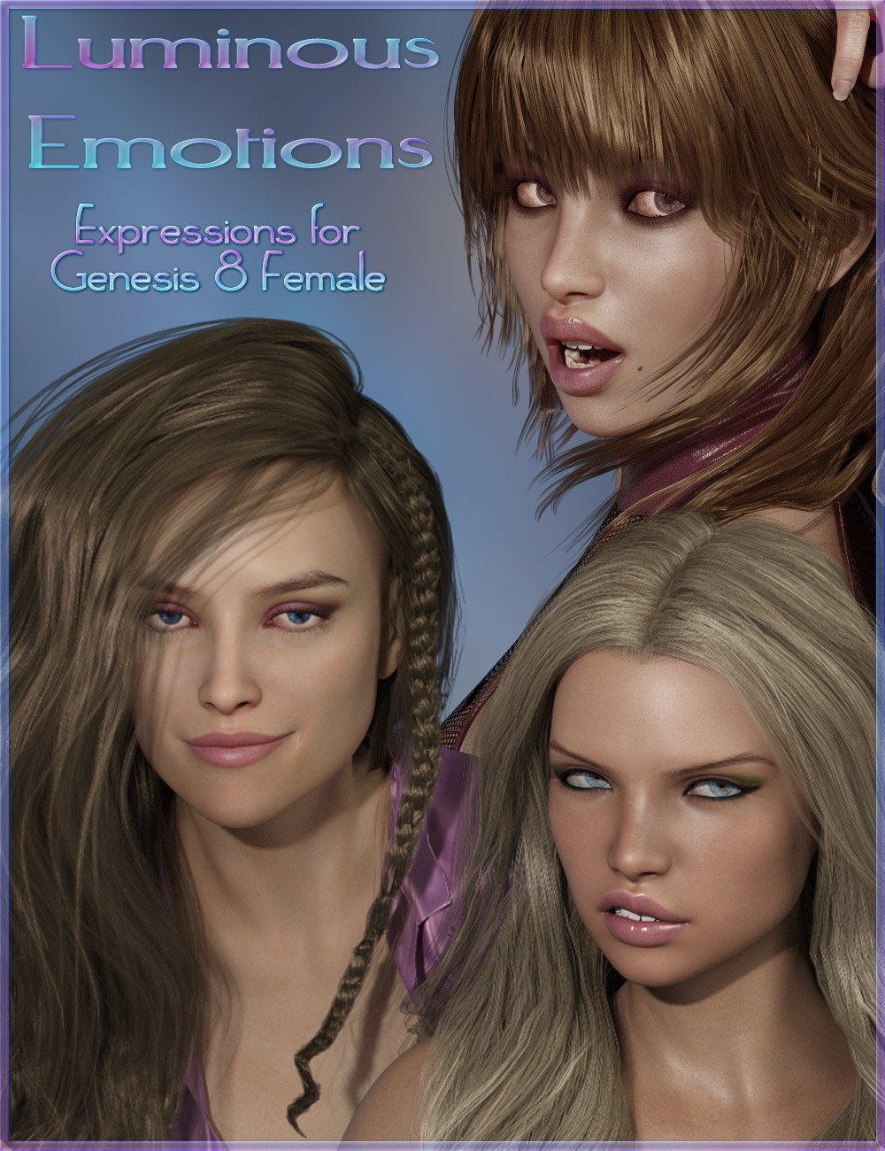 Luminous Emotions - Expressions for Genesis 8 Female by: ilona, 3D Models by Daz 3D
