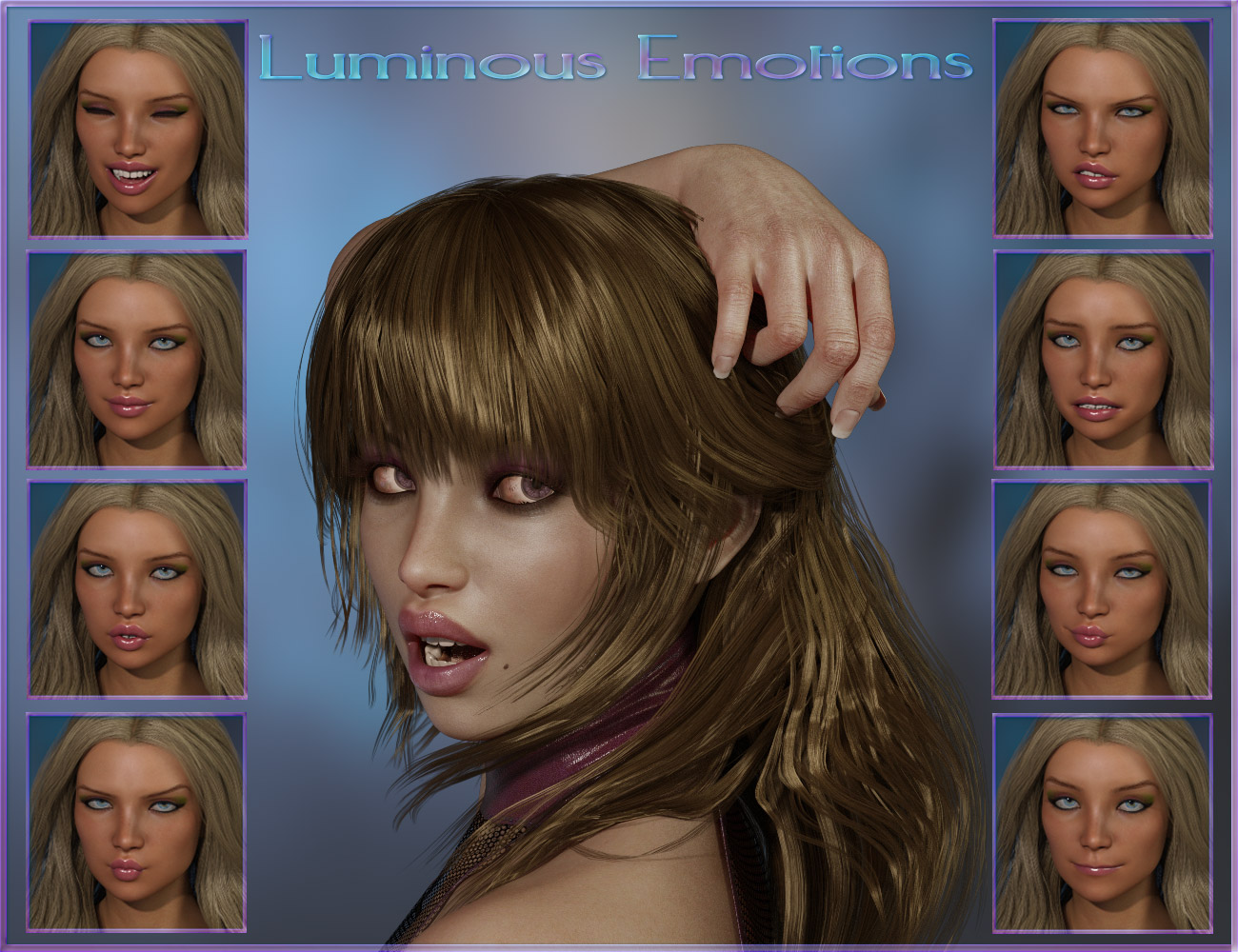 Luminous Emotions Expressions For Genesis 8 Female Daz 3d