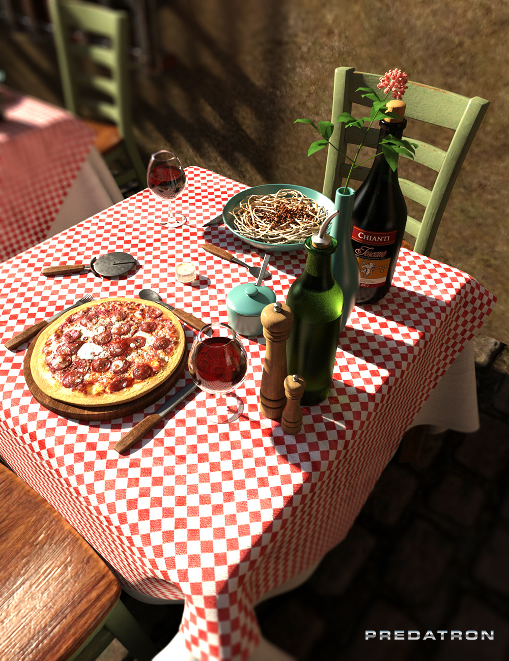 Pizzeria Algihieri | Daz 3D