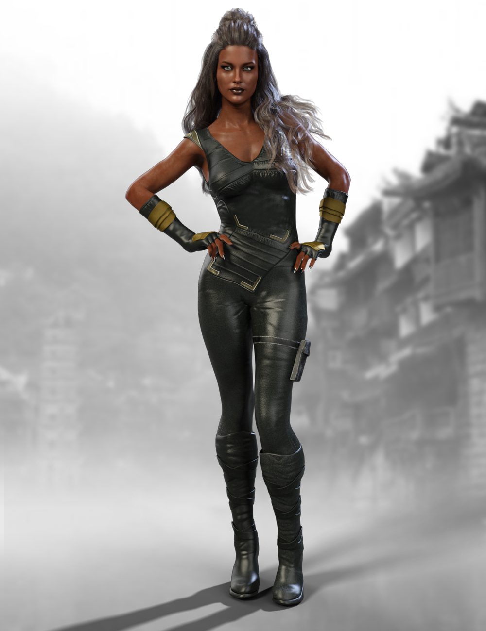 X-Fashion Warrior Outfit for Genesis 8 Female(s) by: xtrart-3d, 3D Models by Daz 3D