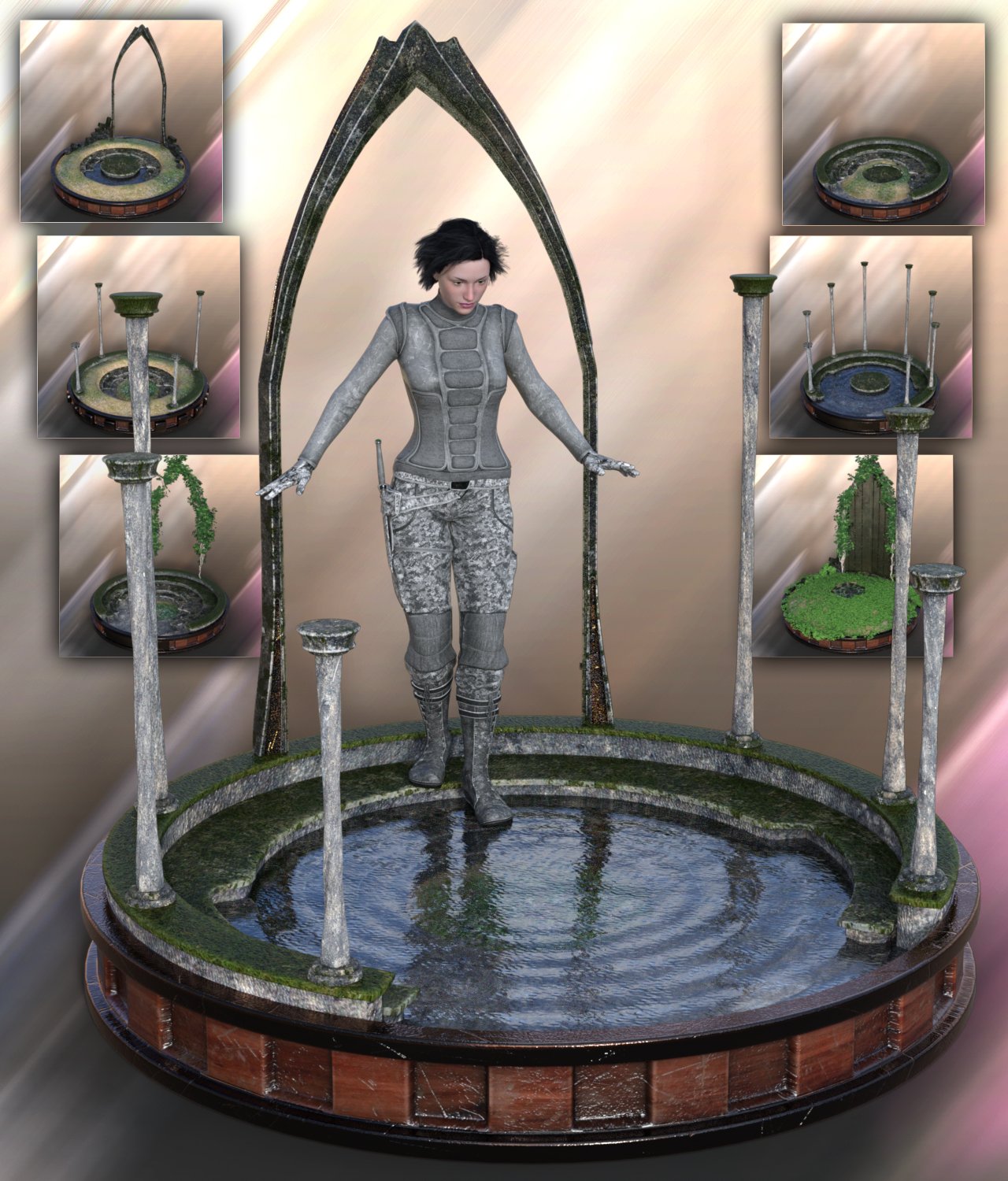The Stand, Set 2 The Stand, Set 2 by: Arki, 3D Models by Daz 3D