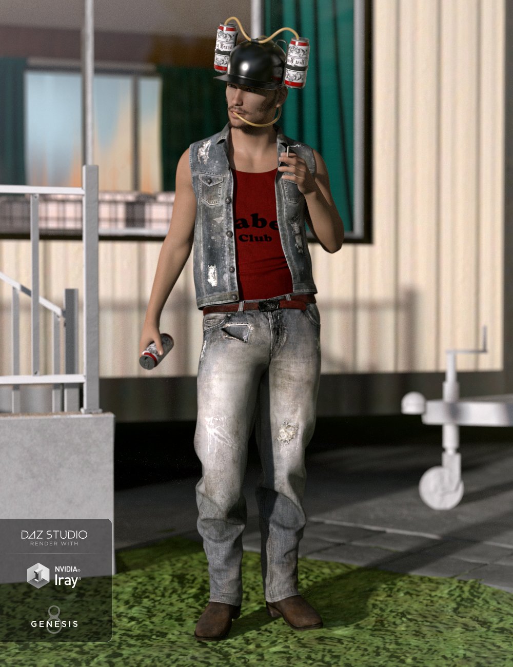 Billy Bob Outfit Textures by: DirtyFairy, 3D Models by Daz 3D