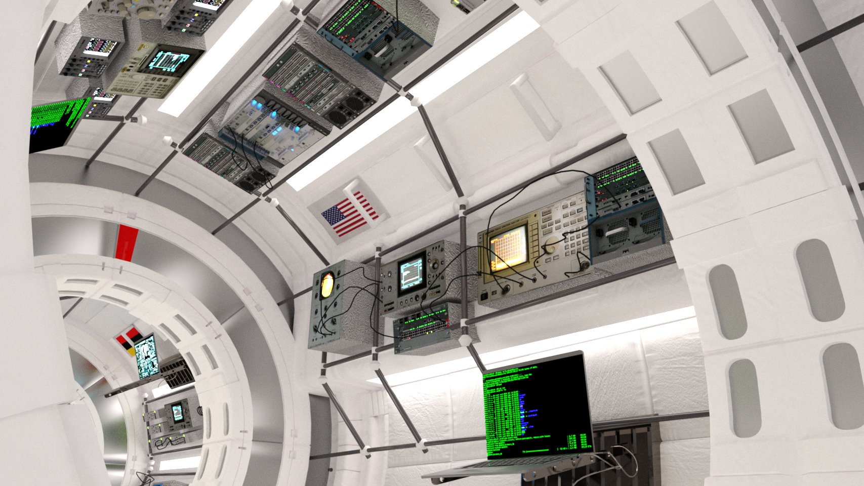 Space Station by: Digitallab3D, 3D Models by Daz 3D