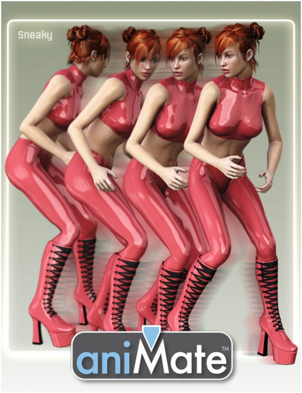 aniMate Walk Styles 1 for Victoria 8 by: GoFigure, 3D Models by Daz 3D