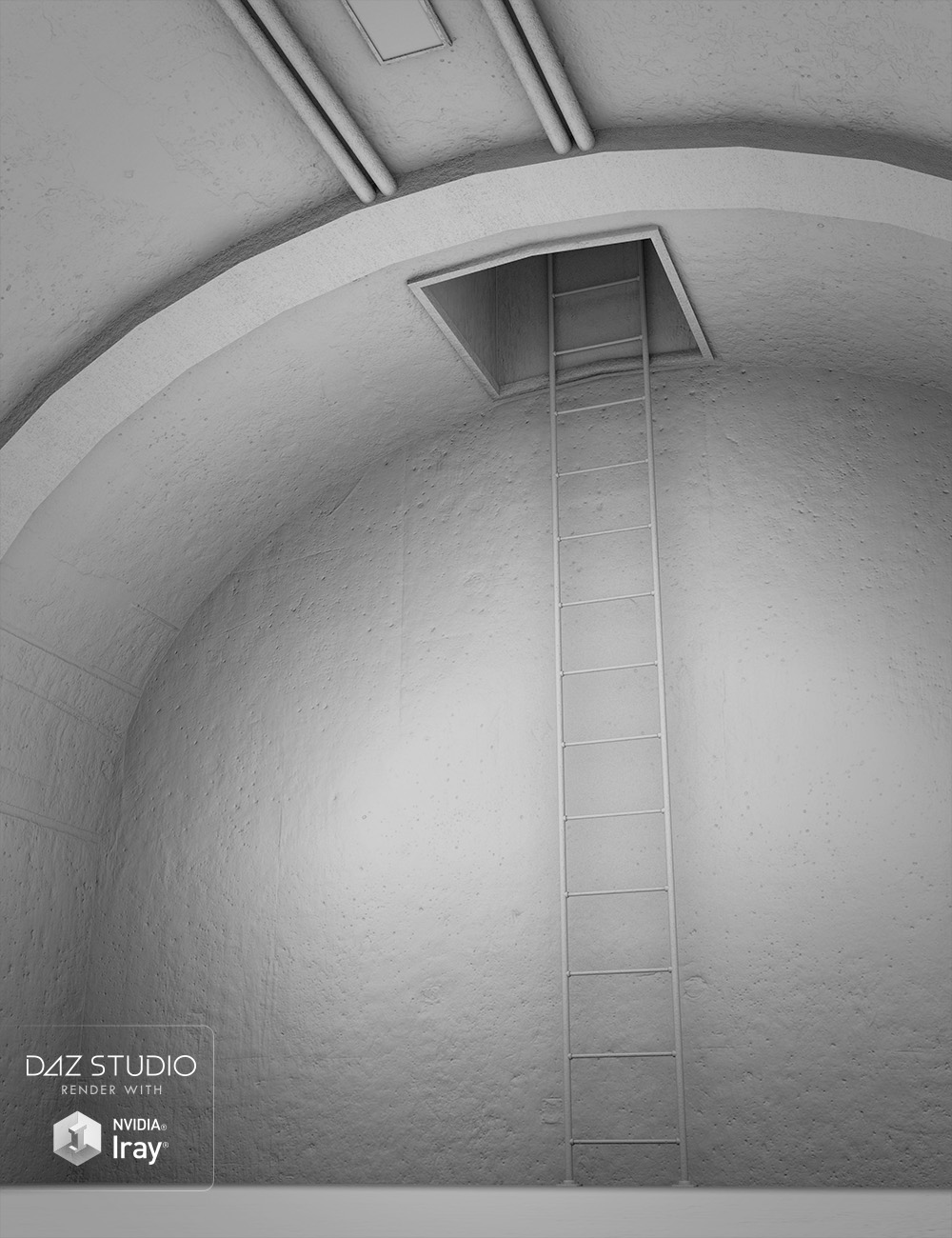 Bunker Tunnel by: , 3D Models by Daz 3D