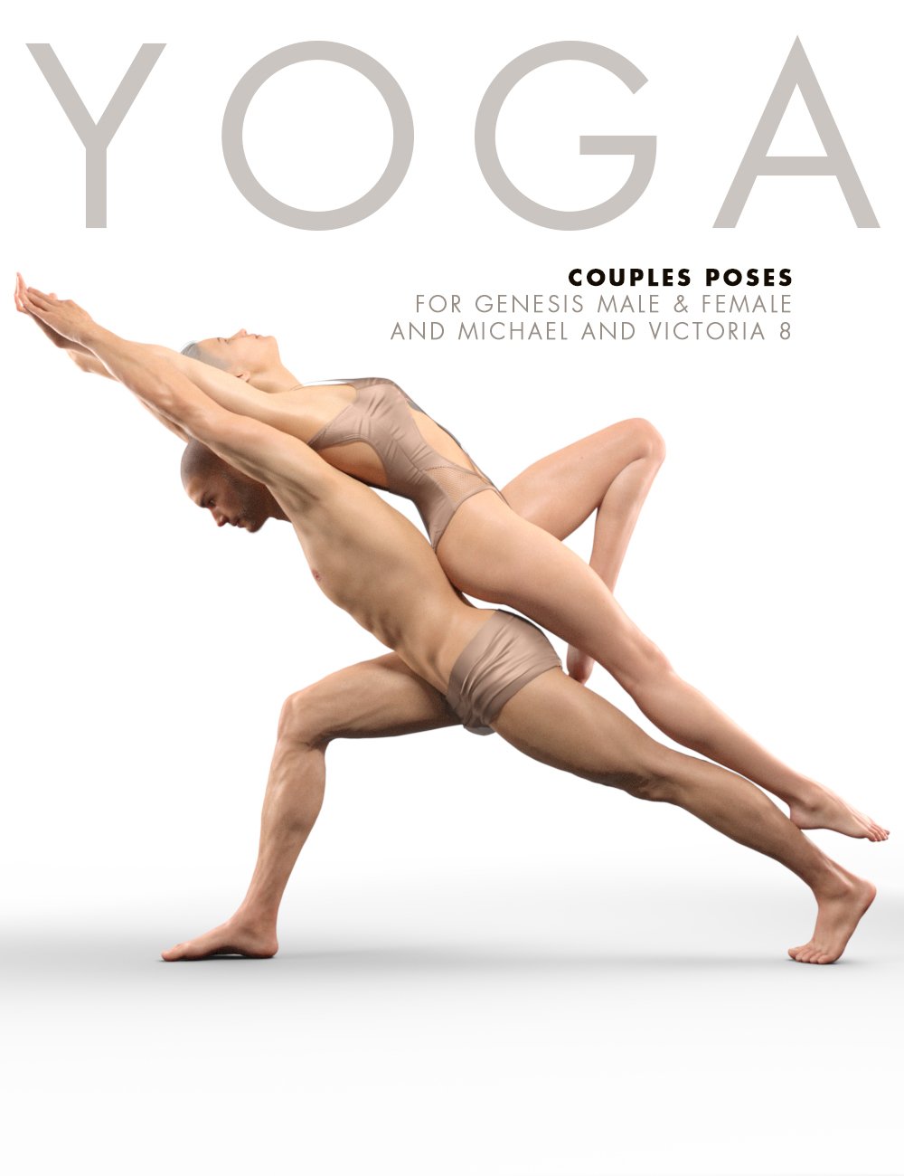 YOGA Couples Poses for Male(s) and Female(s) YOGA Couples Poses for Male(s) and Female(s) by: Shimuzu, 3D Models by Daz 3D