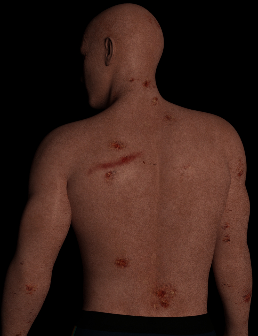 Horrifying Skins for Genesis 3 and 8 Male(s) by: ImagineX, 3D Models by Daz 3D