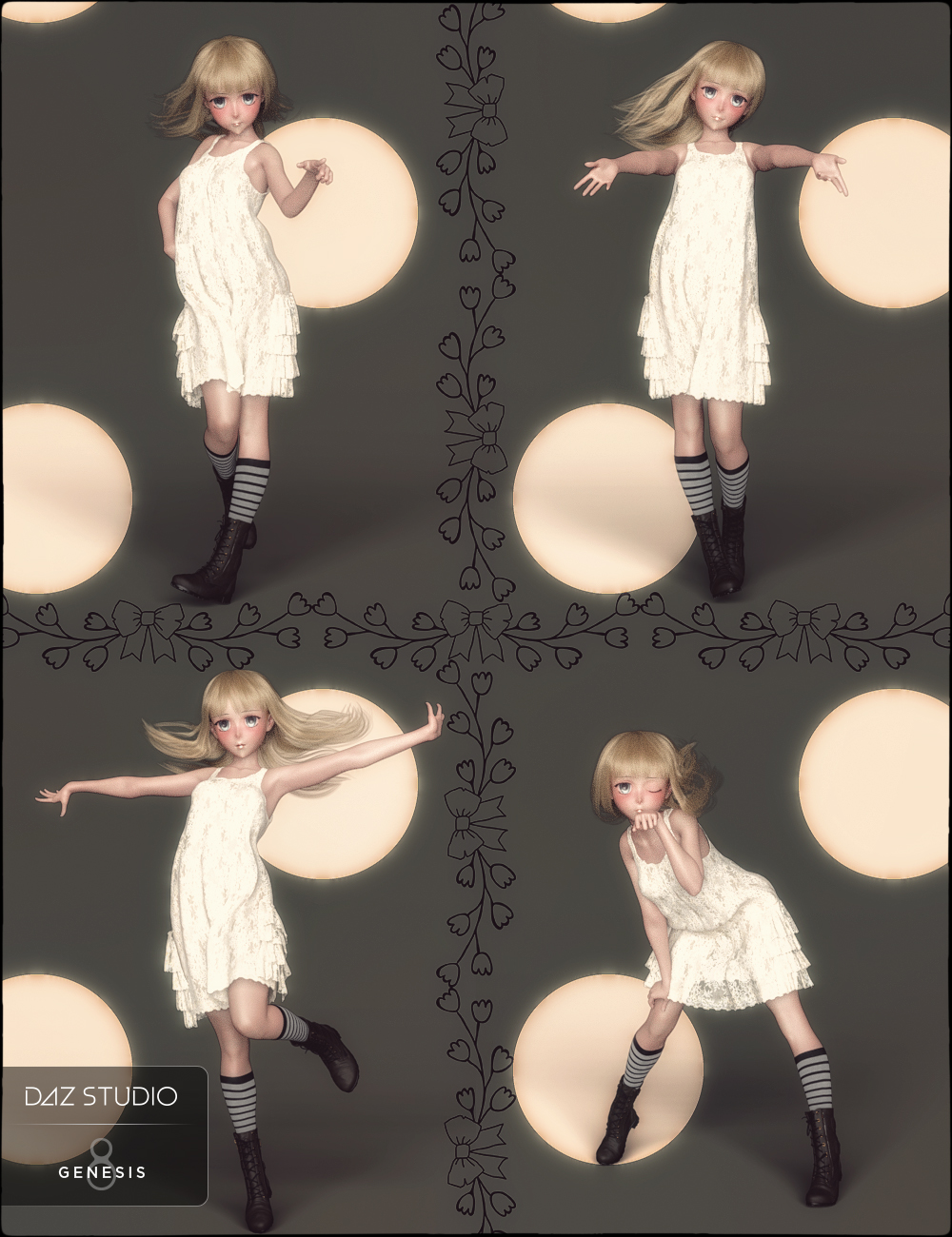 Japanese Anime Poses for Sakura 8 and Genesis 8 Female(s) Japanese Anime Poses for Sakura 8 and Genesis 8 Female(s) by: , 3D Models by Daz 3D
