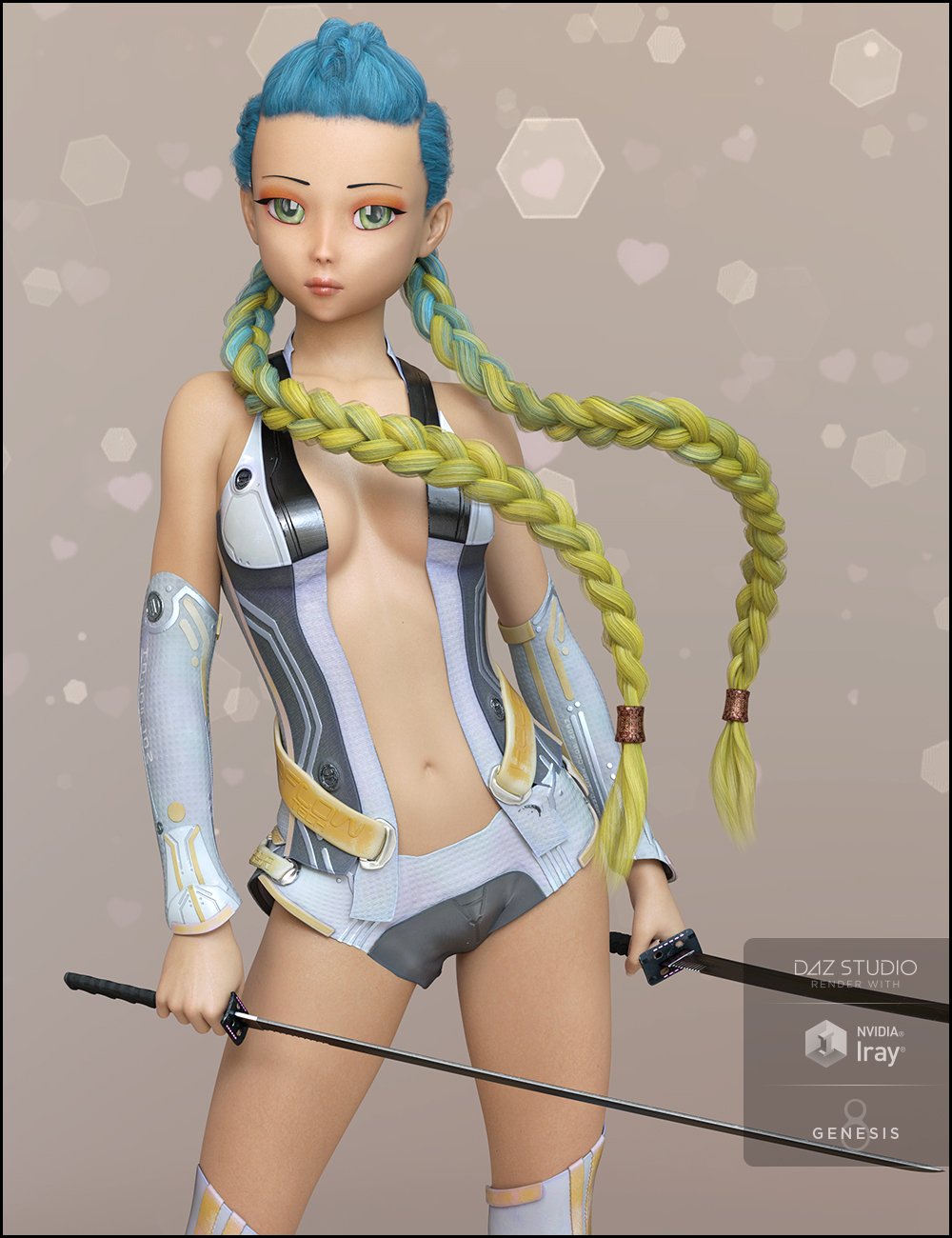 Hinami for Sakura 8 by: DemonicaEviliusJessaii, 3D Models by Daz 3D