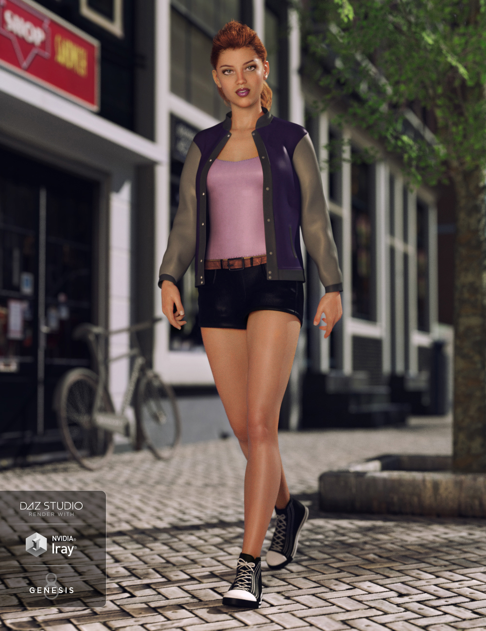 Kawaii Infused Outfit Textures by: Shox-Design, 3D Models by Daz 3D