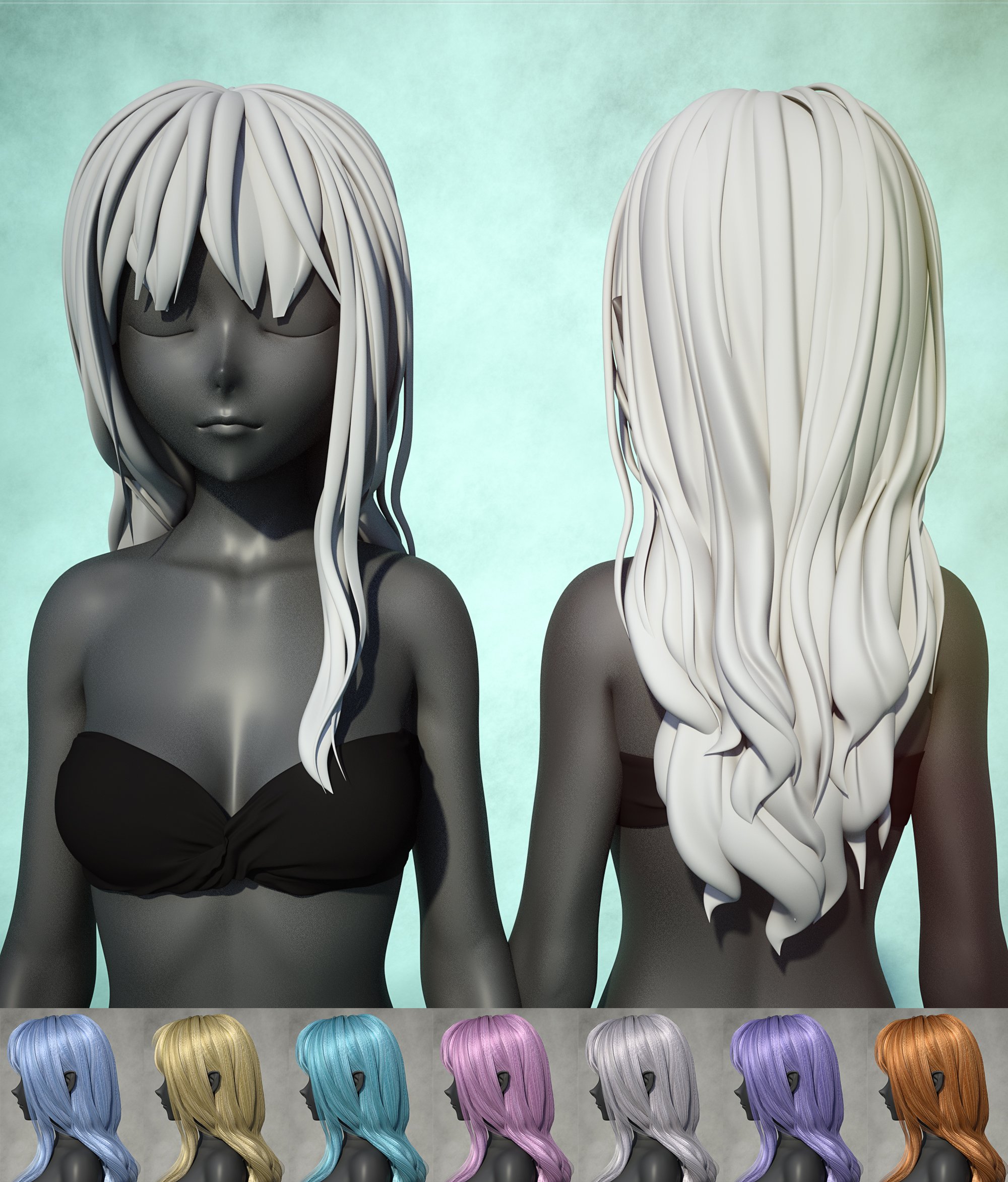 Sakura Anime Long Hair for Genesis 3 and 8 Female(s) Sakura Anime Long Hair for Genesis 3 and 8 Female(s) by: Lady Littlefox, 3D Models by Daz 3D