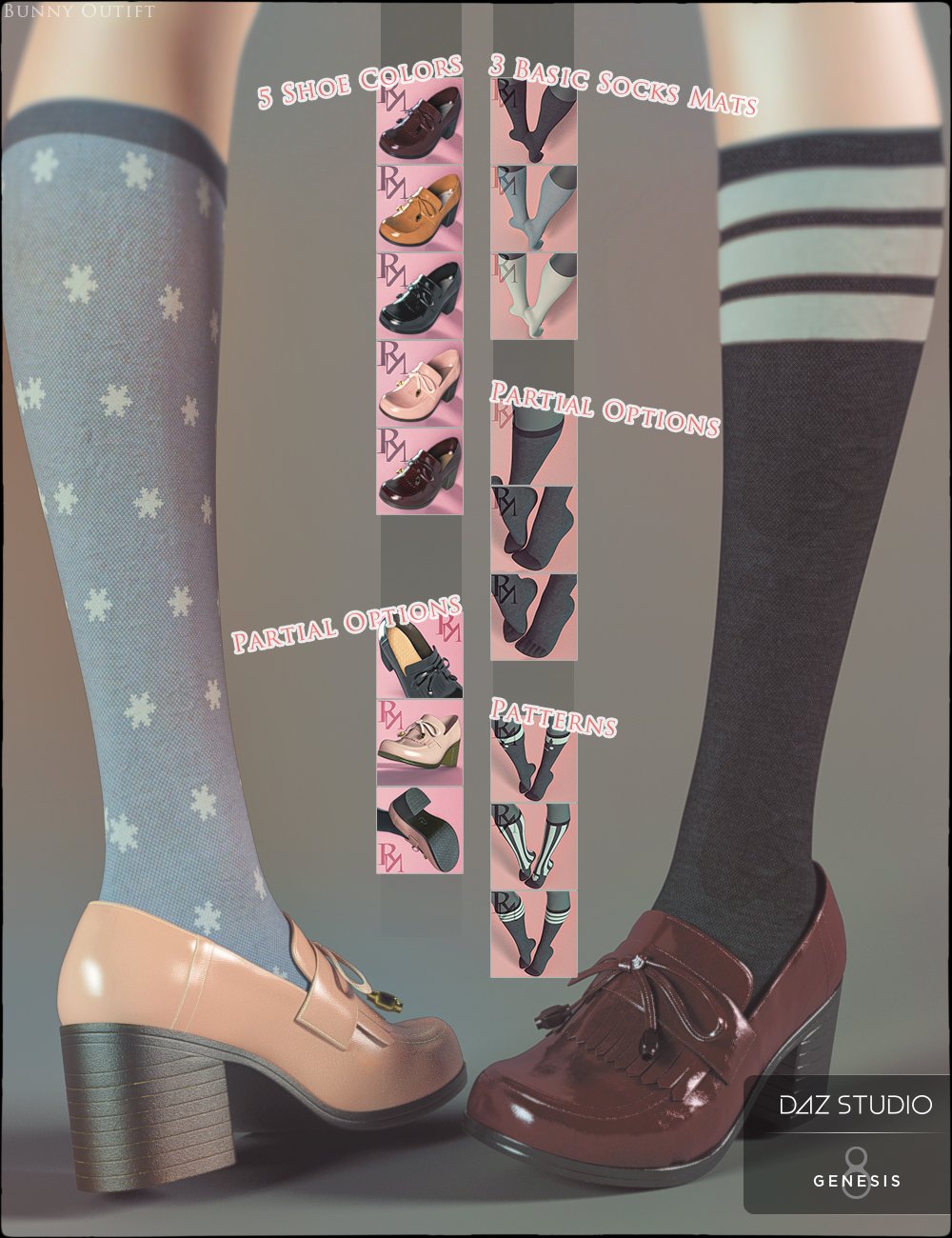 dForce Bunny Outfit for Sakura 8 dForce Bunny Outfit for Sakura 8 by: , 3D Models by Daz 3D