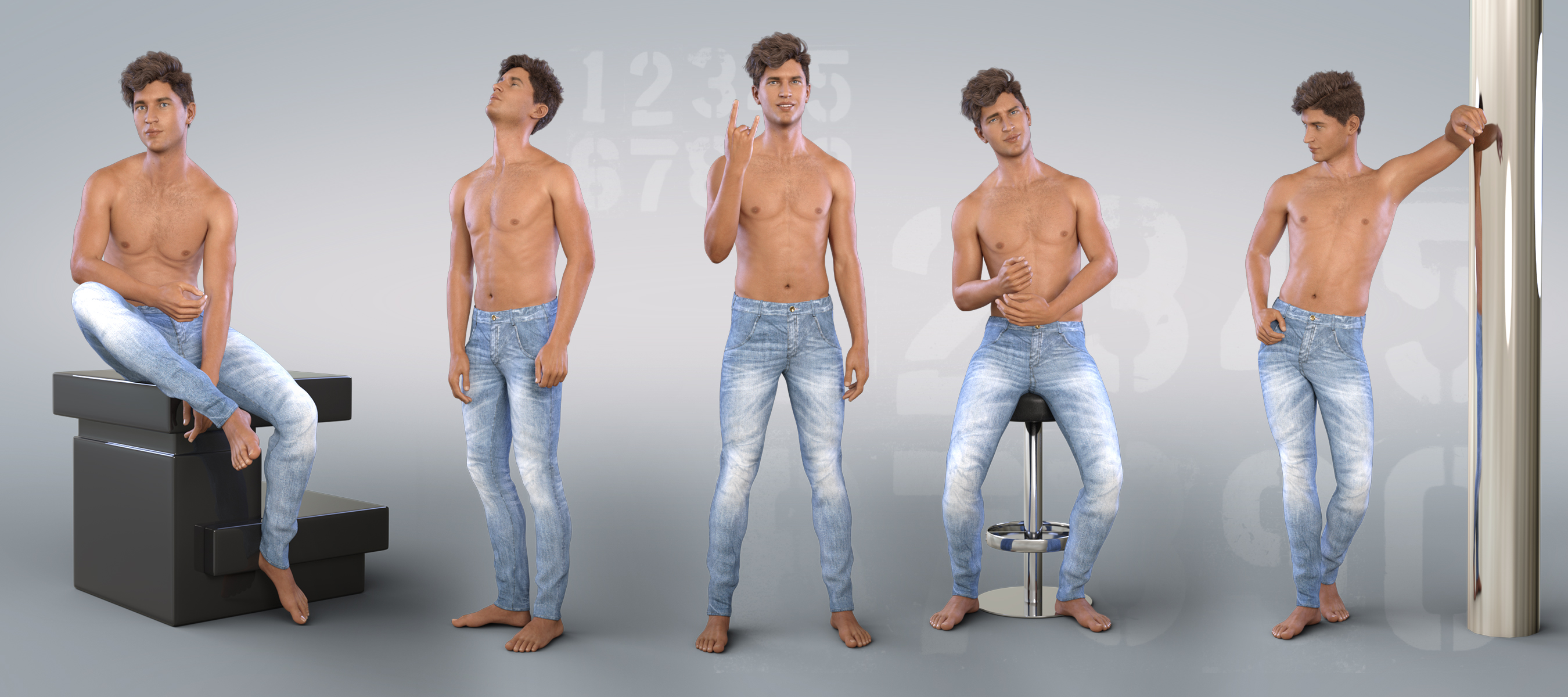 Z Charismatic - Poses for Genesis 8 Male and Owen 8 Z Charismatic - Poses for Genesis 8 Male and Owen 8 by: Zeddicuss, 3D Models by Daz 3D