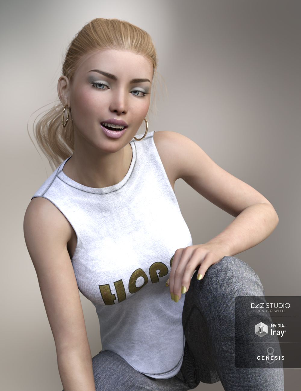 Izzy for Genesis 8 Female by: Anain, 3D Models by Daz 3D
