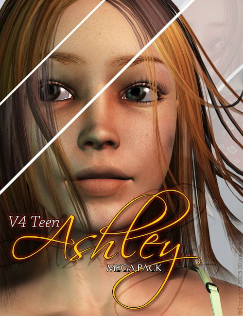 V4 Teen Ashley Mega Pack Daz 3d