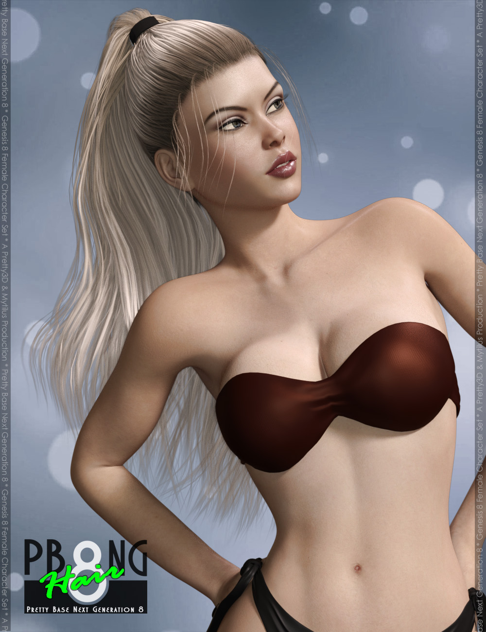 Pretty Base NG 8 Hair for Genesis 8 Female(s)