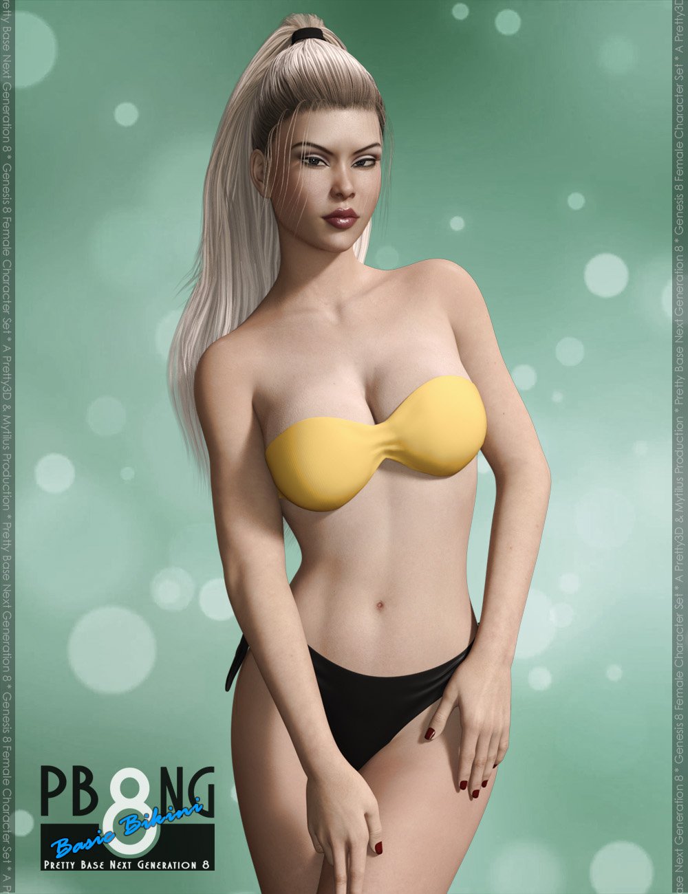 Pretty Base NG 8 Basic Bikini for Genesis 8 Female(s)