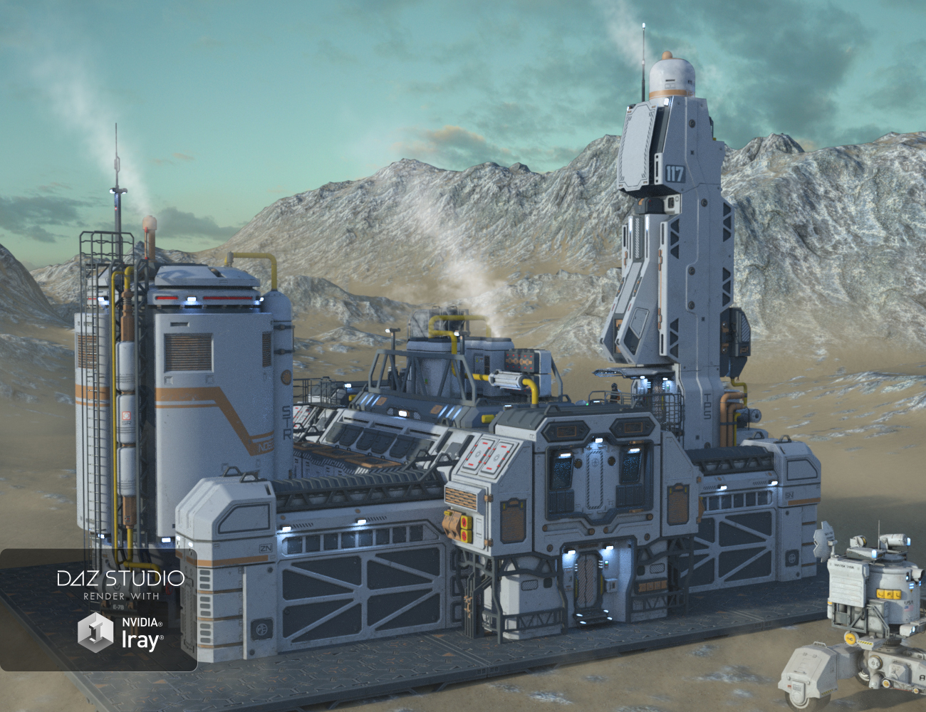 Ensk Station Ensk Station by: petipet, 3D Models by Daz 3D
