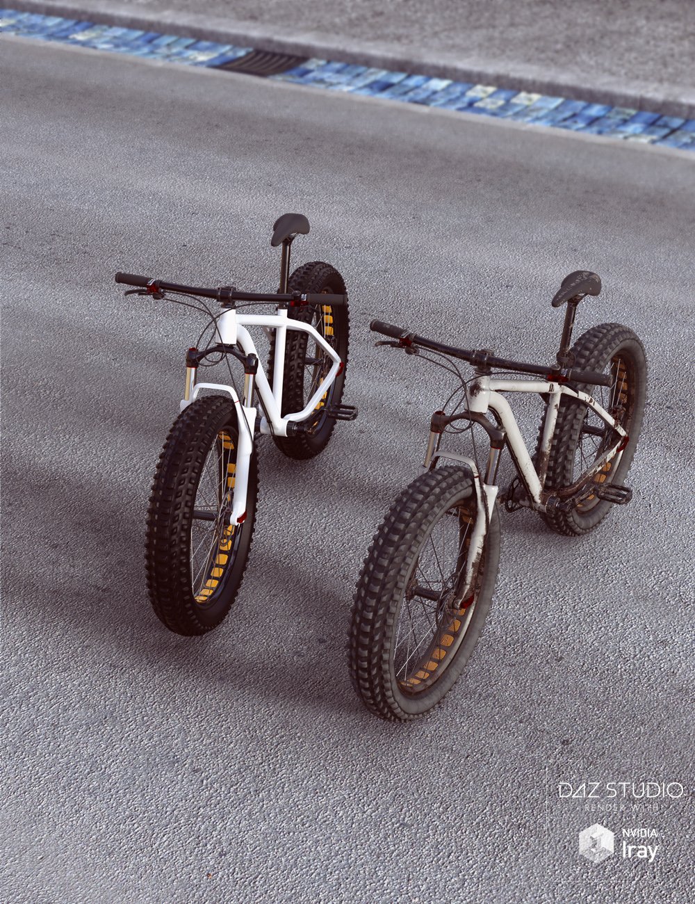 Fat Bike by: David BrinnenForbiddenWhispers, 3D Models by Daz 3D