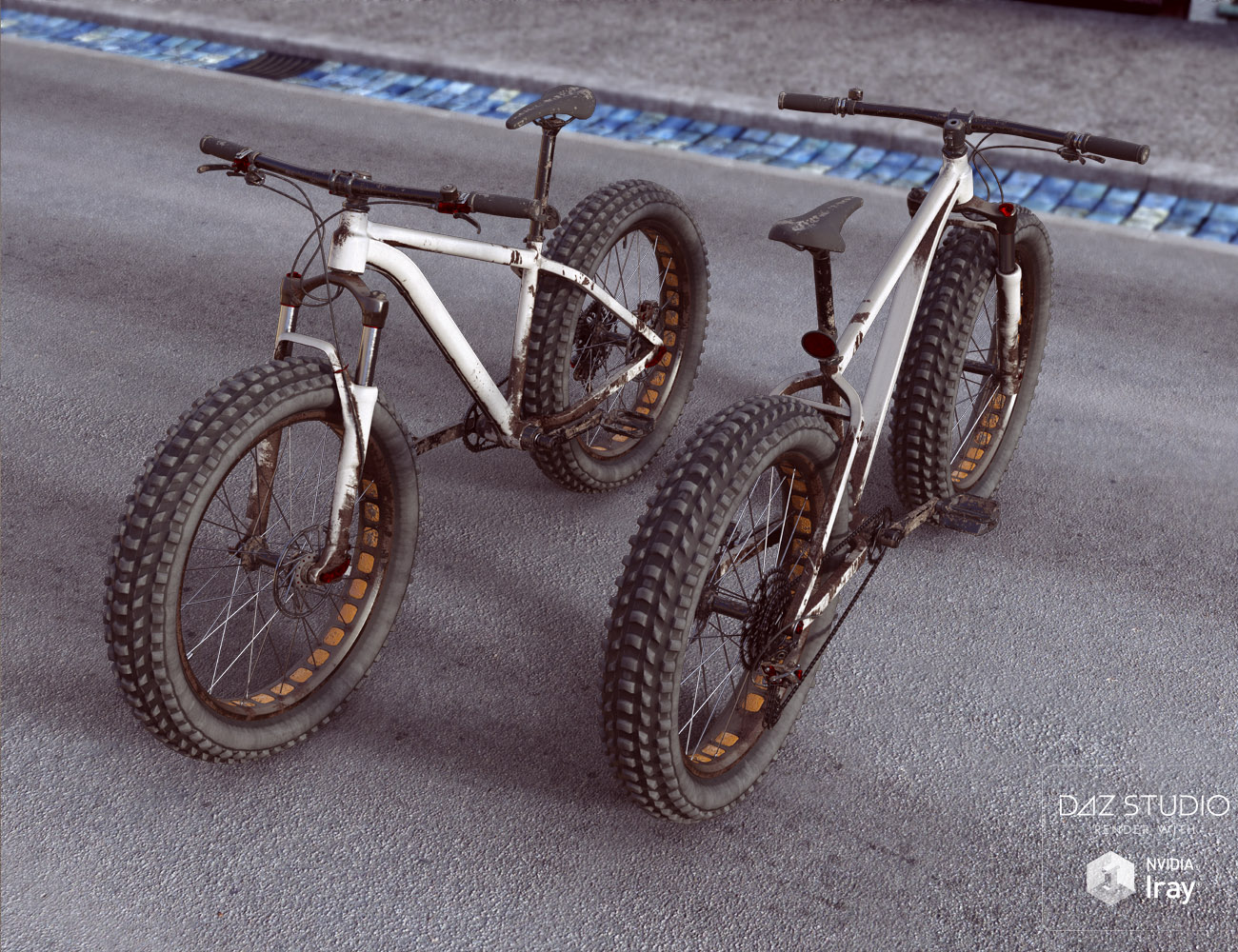 Fat Bike by: David BrinnenForbiddenWhispers, 3D Models by Daz 3D