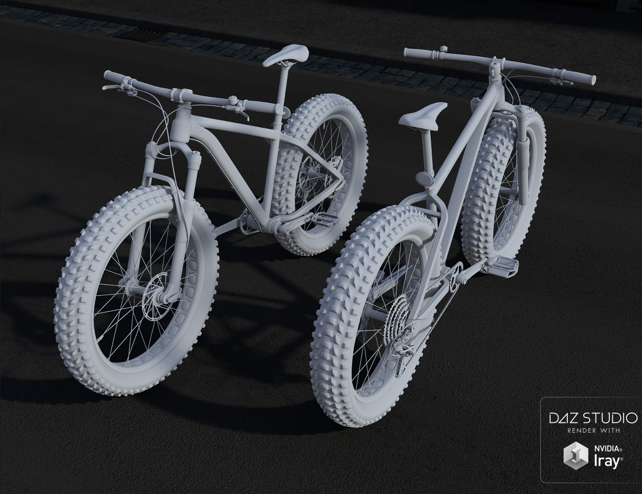 Fat Bike Fat Bike by: David BrinnenForbiddenWhispers, 3D Models by Daz 3D