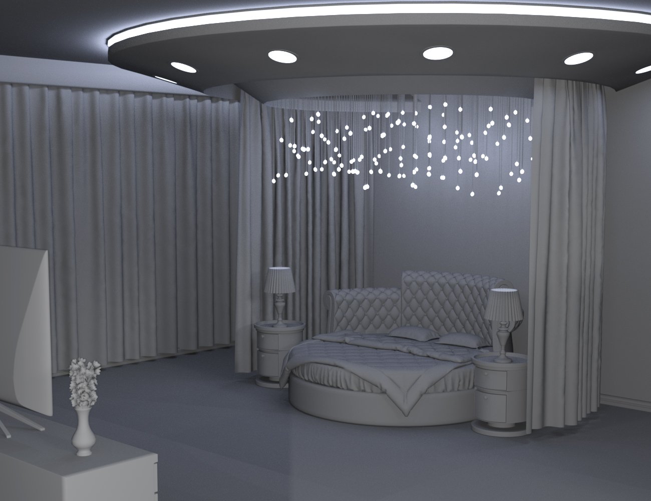 Lavish Bedroom by: Charlie, 3D Models by Daz 3D