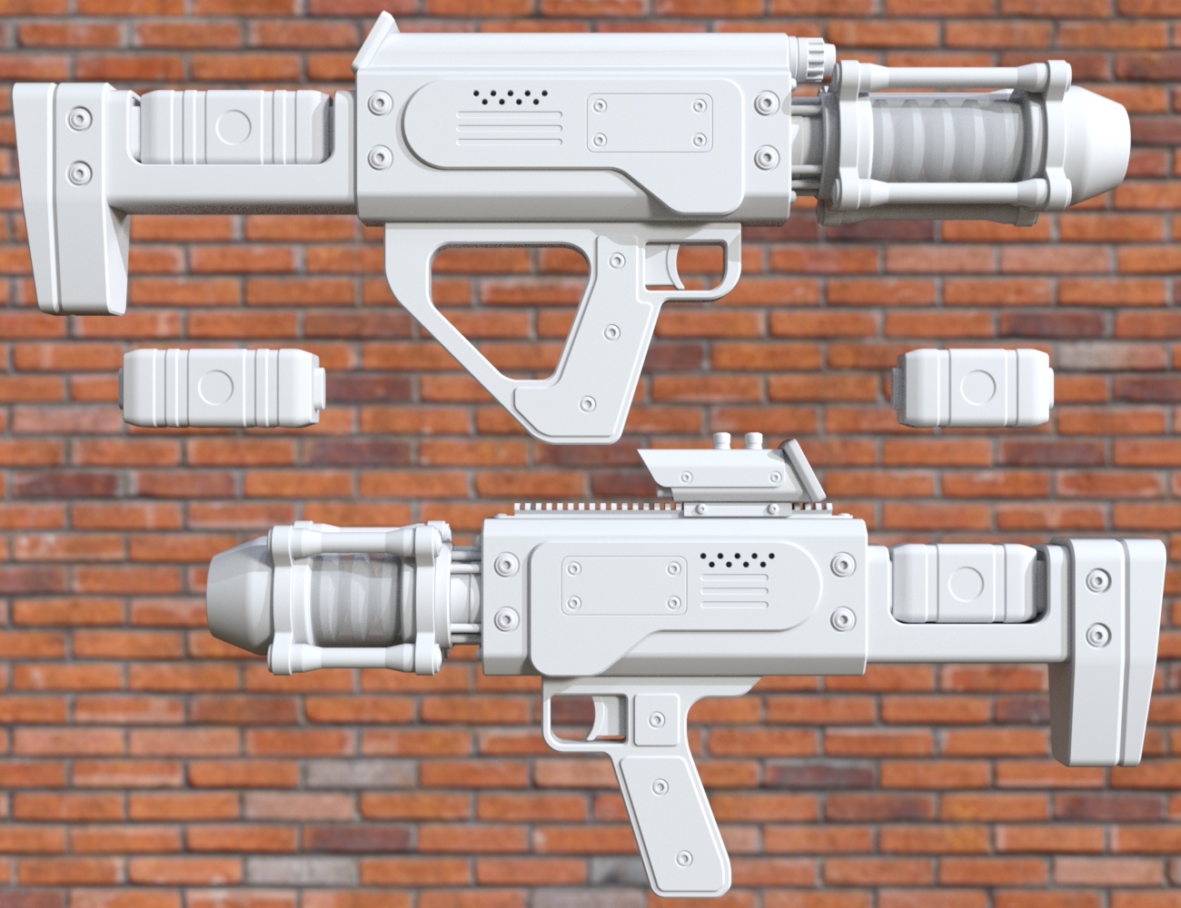 TAC-550 Arc Cannon Set by: Nightshift3D, 3D Models by Daz 3D