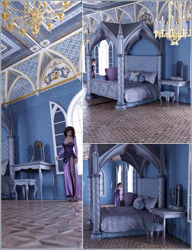 Pastel Brocade for Gothic Deco by: ForbiddenWhispers, 3D Models by Daz 3D