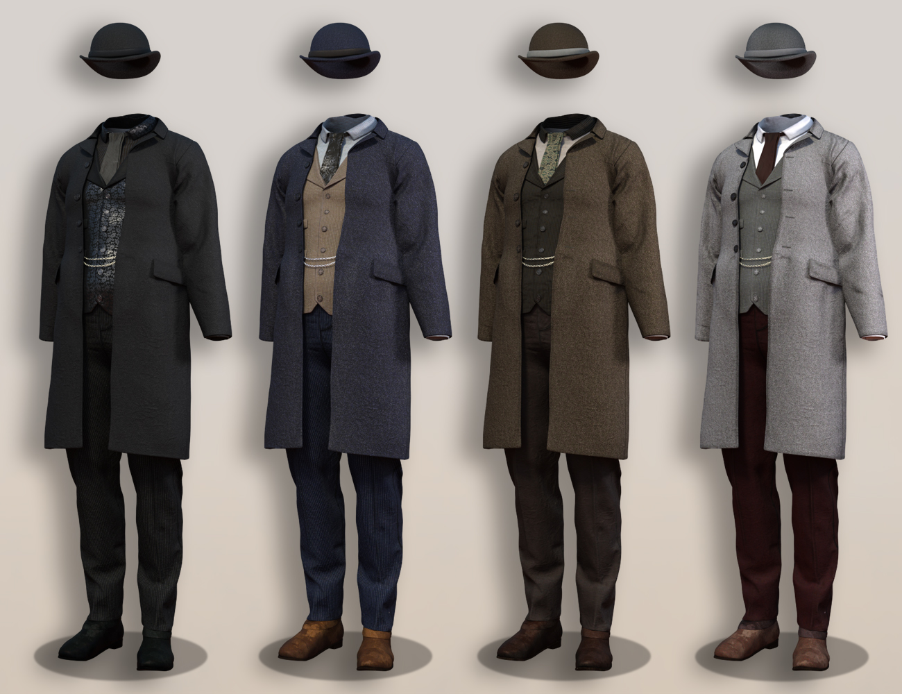 Mid Victorian Outfit Textures for Genesis 8 Male(s) Mid Victorian Outfit Textures for Genesis 8 Male(s) by: , 3D Models by Daz 3D