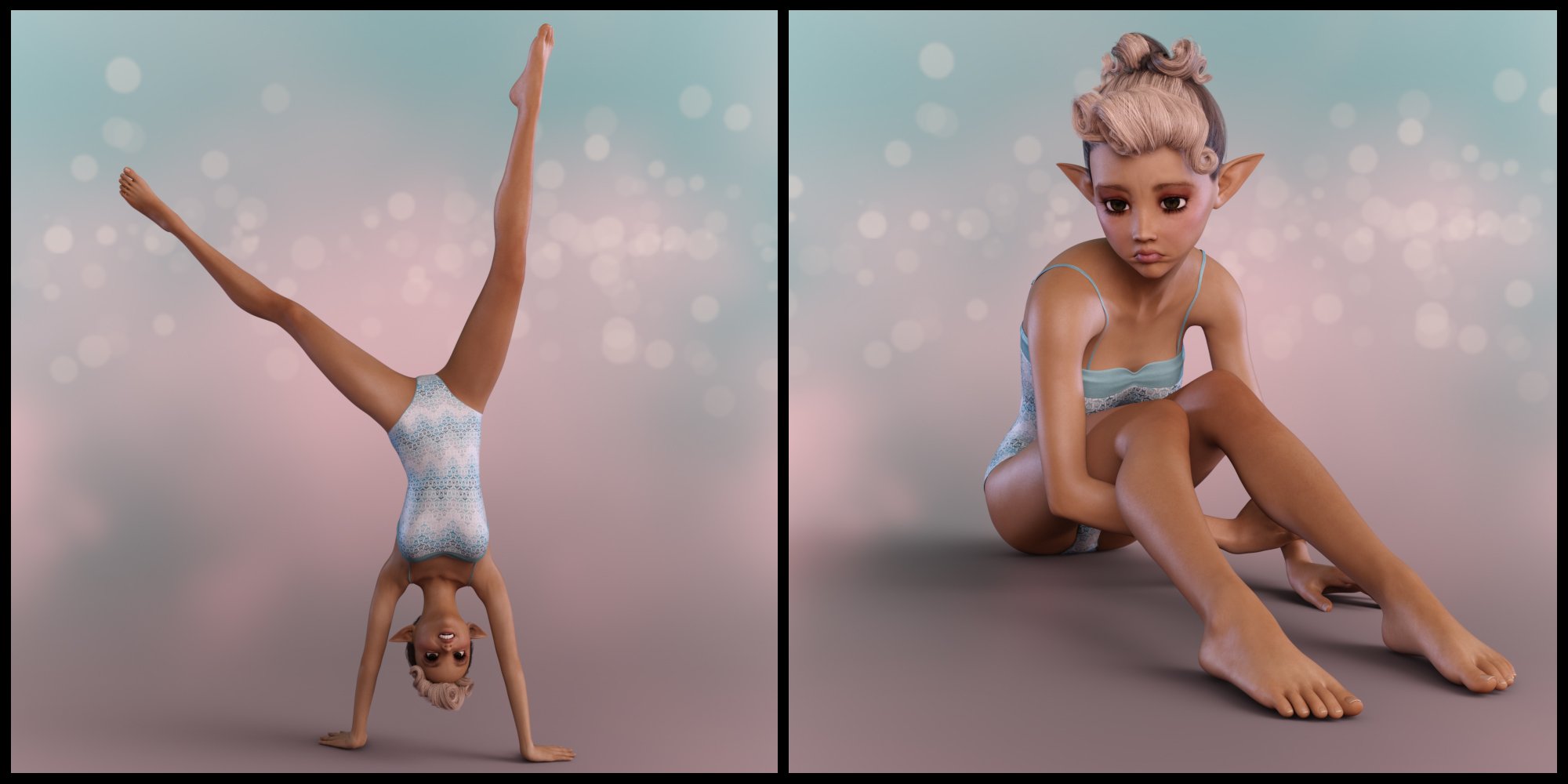 Spirited Poses for Karyssa 8 and Genesis 8 Female by: lunchlady, 3D Models by Daz 3D