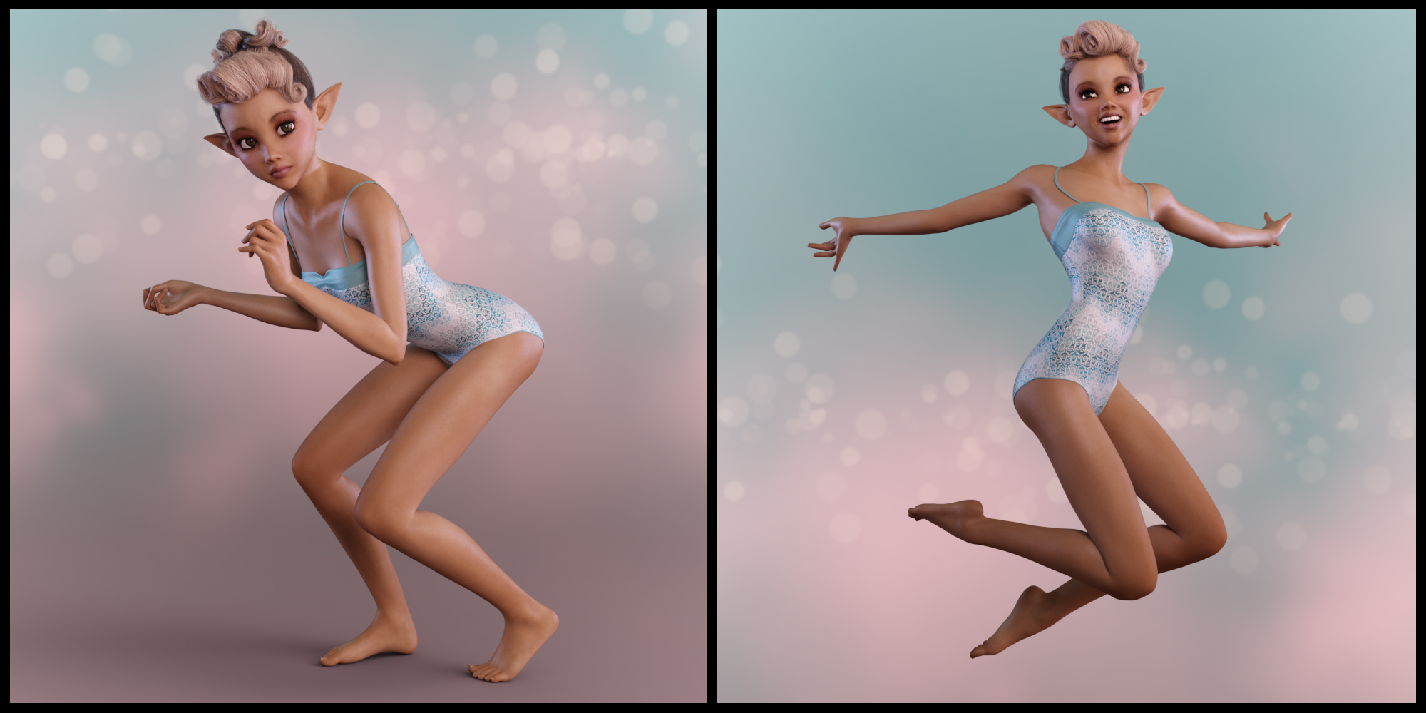 Spirited Poses for Karyssa 8 and Genesis 8 Female by: lunchlady, 3D Models by Daz 3D