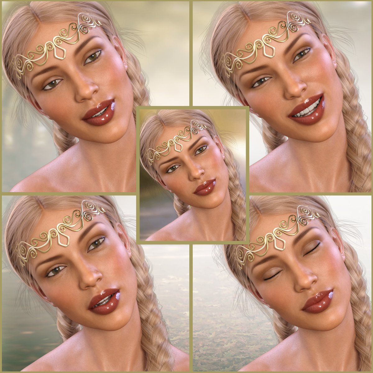 Z Free Spirited - Poses with Partials and Expressions for Genesis 3 & 8