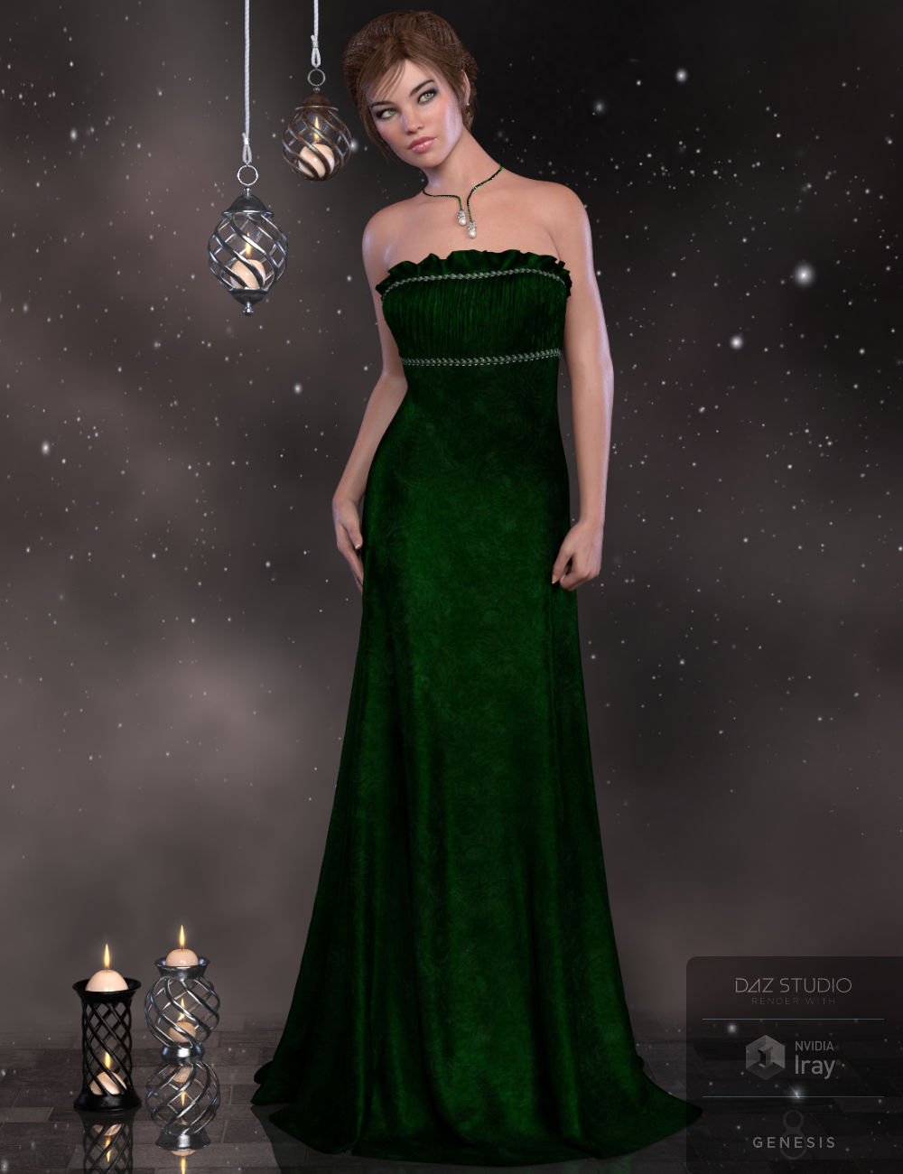 dForce Sophisticated Elegance for Genesis 8 Female(s) by: WildDesignsPandyGirl, 3D Models by Daz 3D