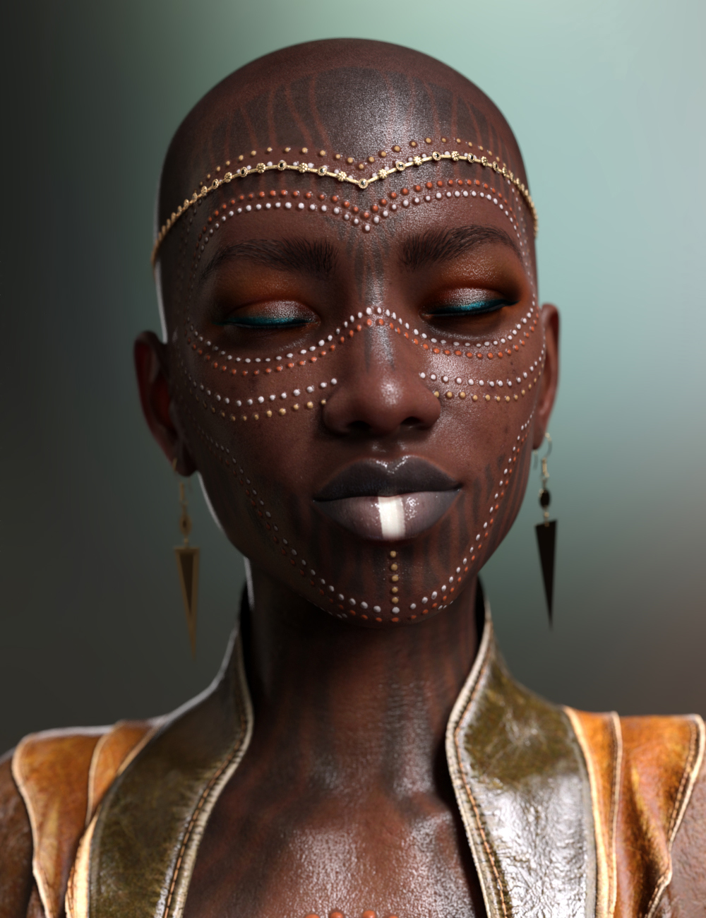 Uchenna for Genesis 8 Female by: Saiyaness, 3D Models by Daz 3D