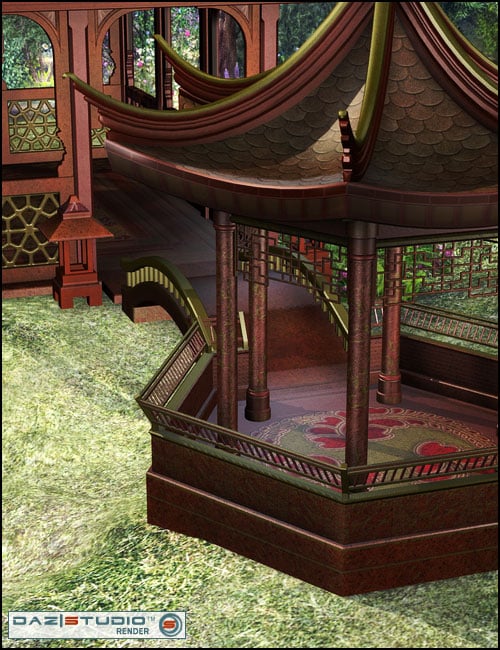 Lotus Garden for Oriental Pavilions by: , 3D Models by Daz 3D