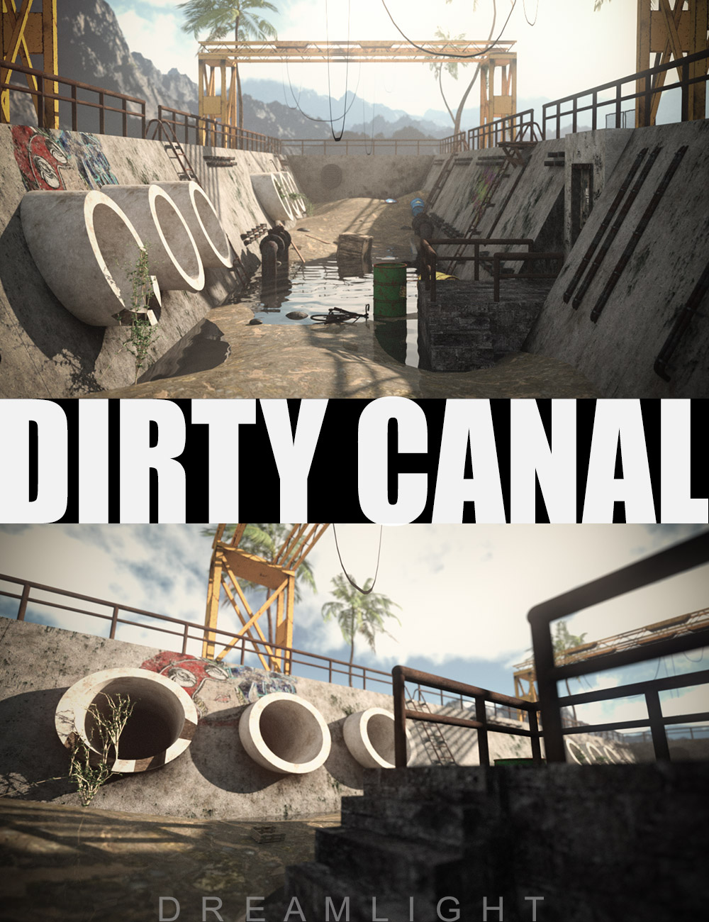 Dirty Canal by: Dreamlight, 3D Models by Daz 3D