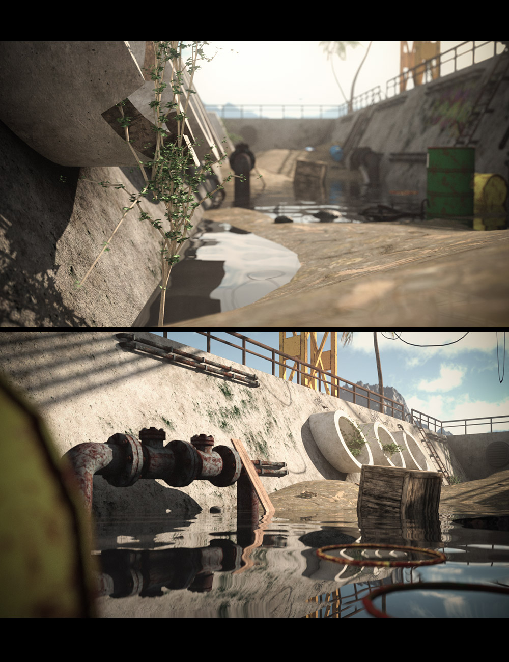 Dirty Canal Dirty Canal by: Dreamlight, 3D Models by Daz 3D