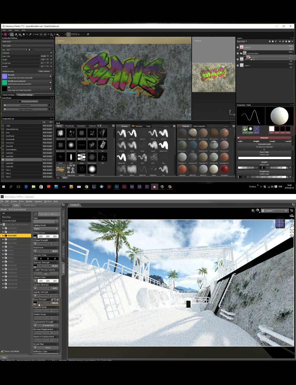 Making of Dirty Canal Making of Dirty Canal by: Dreamlight, 3D Models by Daz 3D