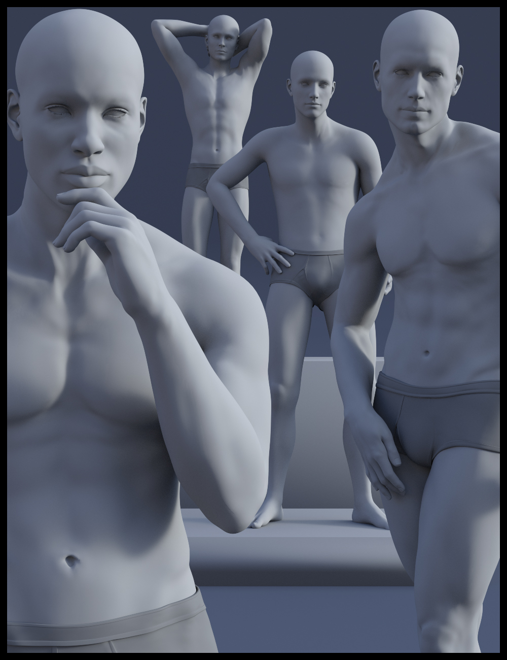 Composed Poses for Genesis 8 Male(s) by: lunchlady, 3D Models by Daz 3D