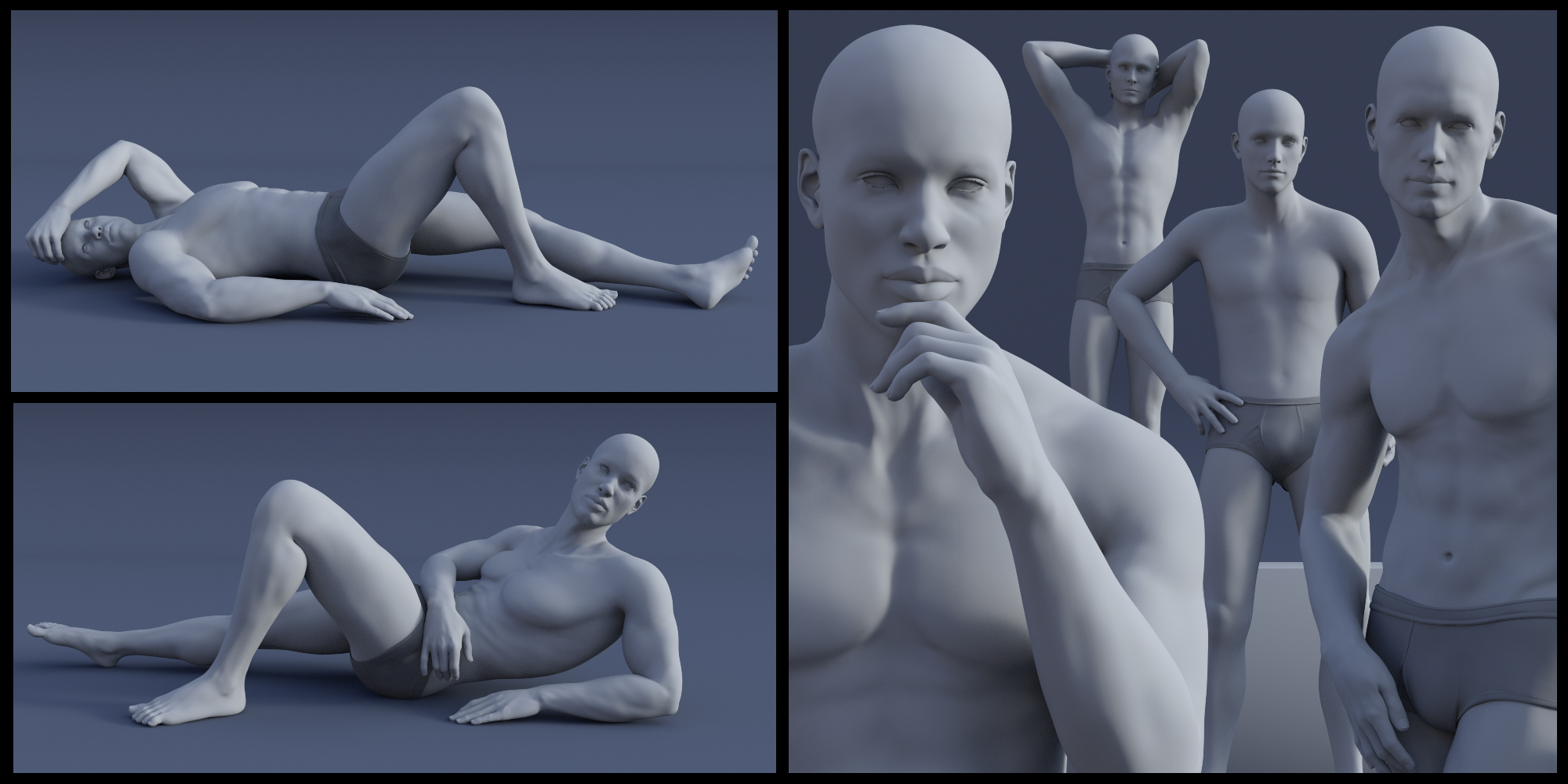 Composed Poses for Genesis 8 Male(s) Composed Poses for Genesis 8 Male(s) by: lunchlady, 3D Models by Daz 3D