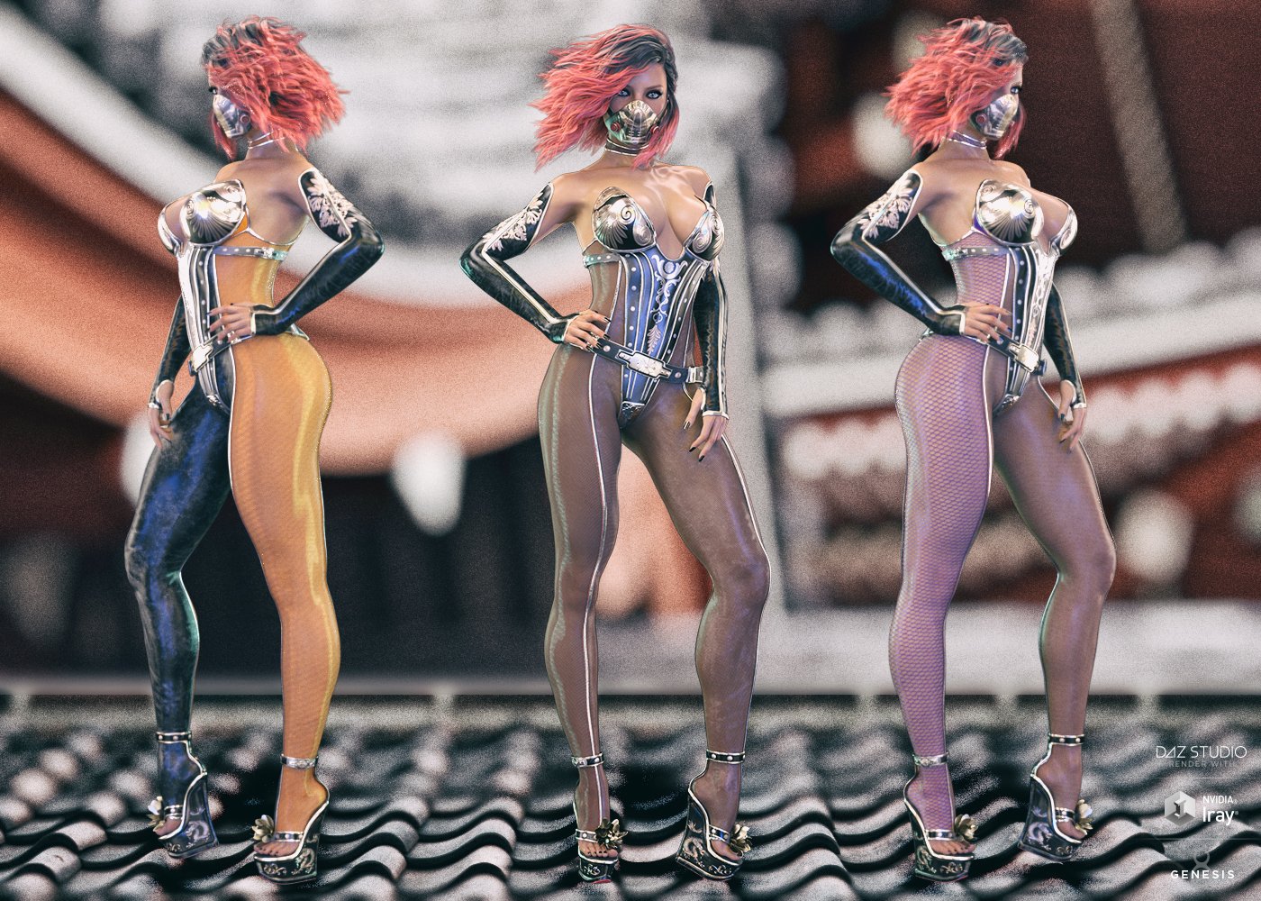 Silent Assassin Outfit and Weapons for Genesis 8 Female(s) Silent Assassin Outfit and Weapons for Genesis 8 Female(s) by: HM, 3D Models by Daz 3D