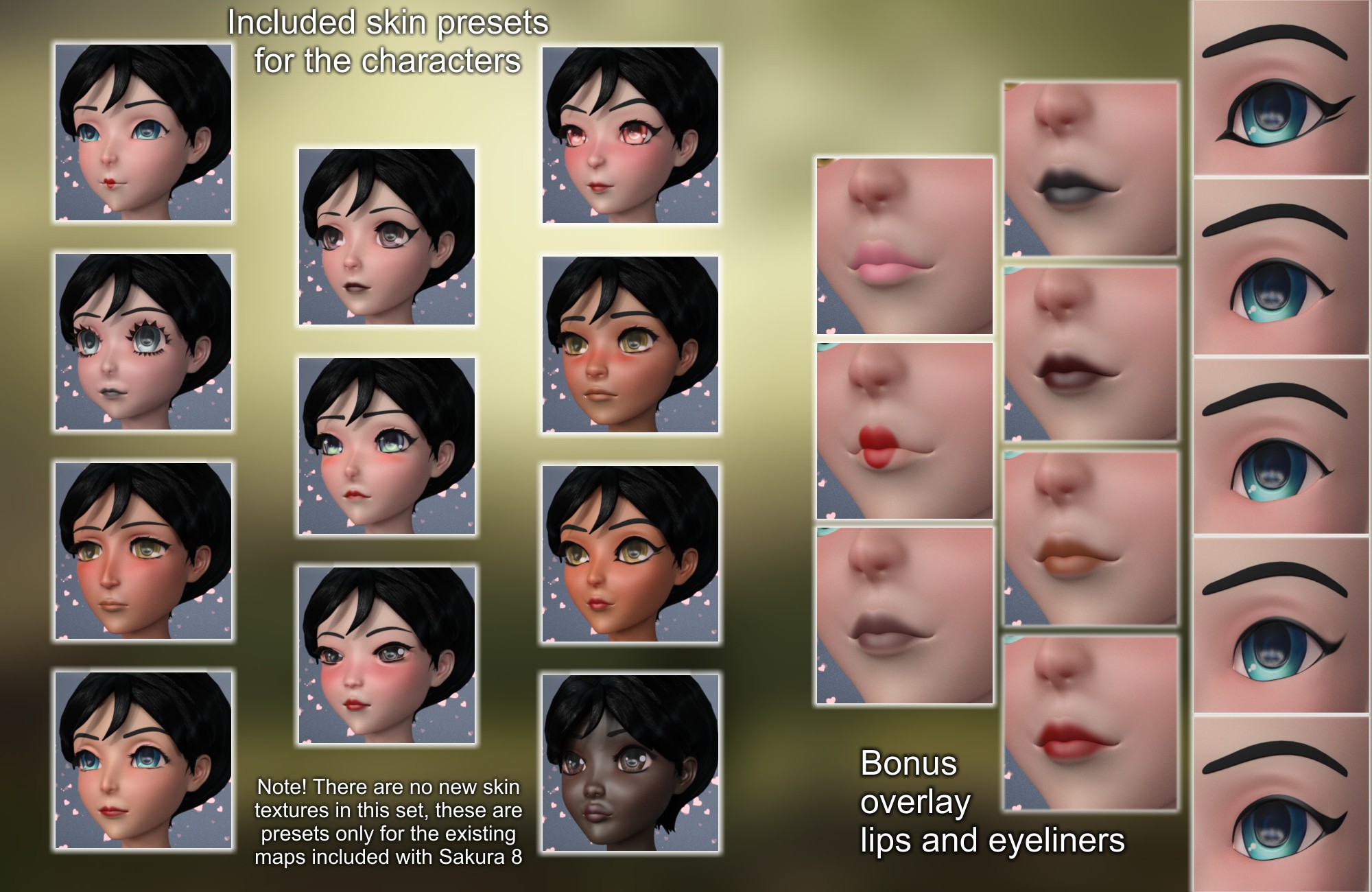 GHD StoryBook - Faces and Morphs for Sakura 8 by: 3D-GHDesign, 3D Models by Daz 3D