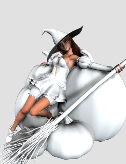 Pumpkin Witch Pumpkin Witch by: Barbara Brundon, 3D Models by Daz 3D