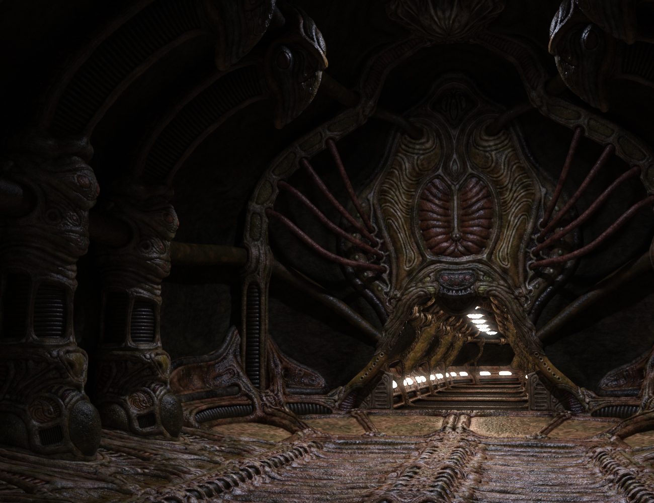 Xeno-Temple by: JoLab1985, 3D Models by Daz 3D
