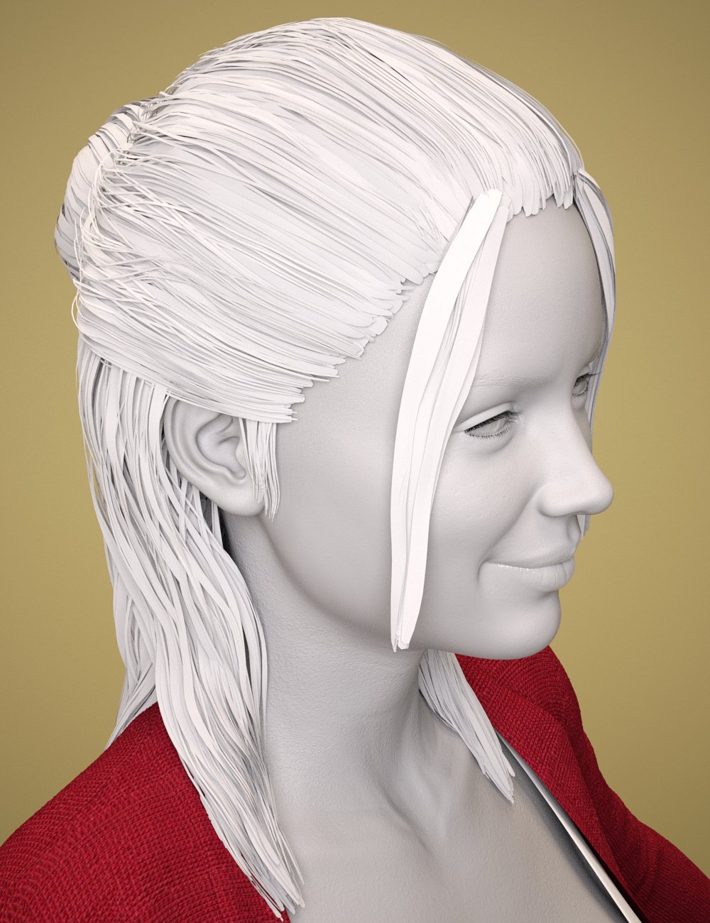 Tasha Hair for Genesis 8 Female(s) by: Toyen, 3D Models by Daz 3D