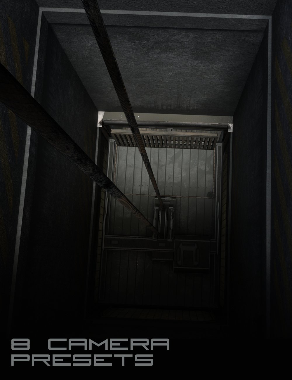 Freight Elevator and Basement Freight Elevator and Basement by: The AntFarm, 3D Models by Daz 3D