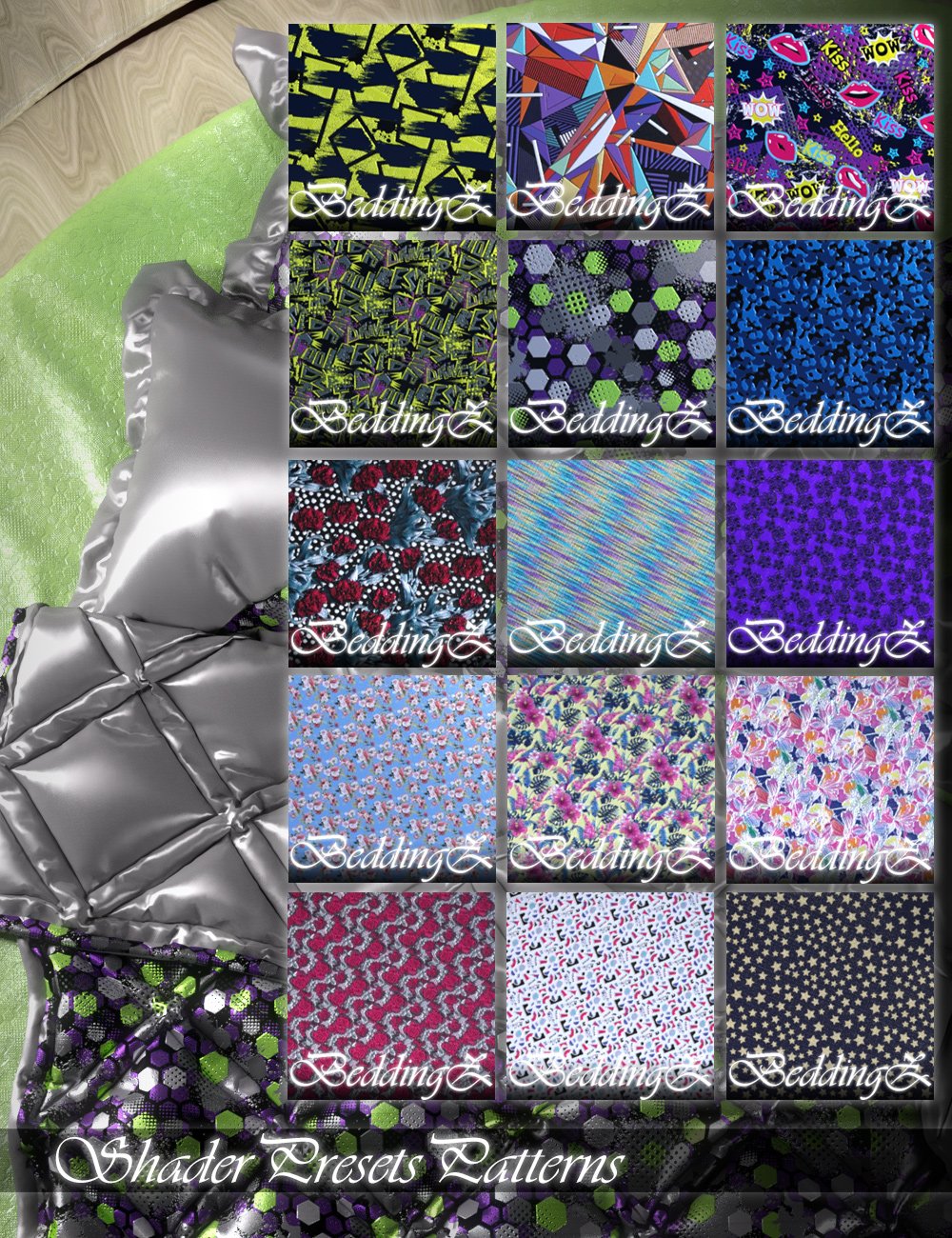 Jepe's BeddingZ for Michael 8 Jepe's BeddingZ for Michael 8 by: Jepe, 3D Models by Daz 3D