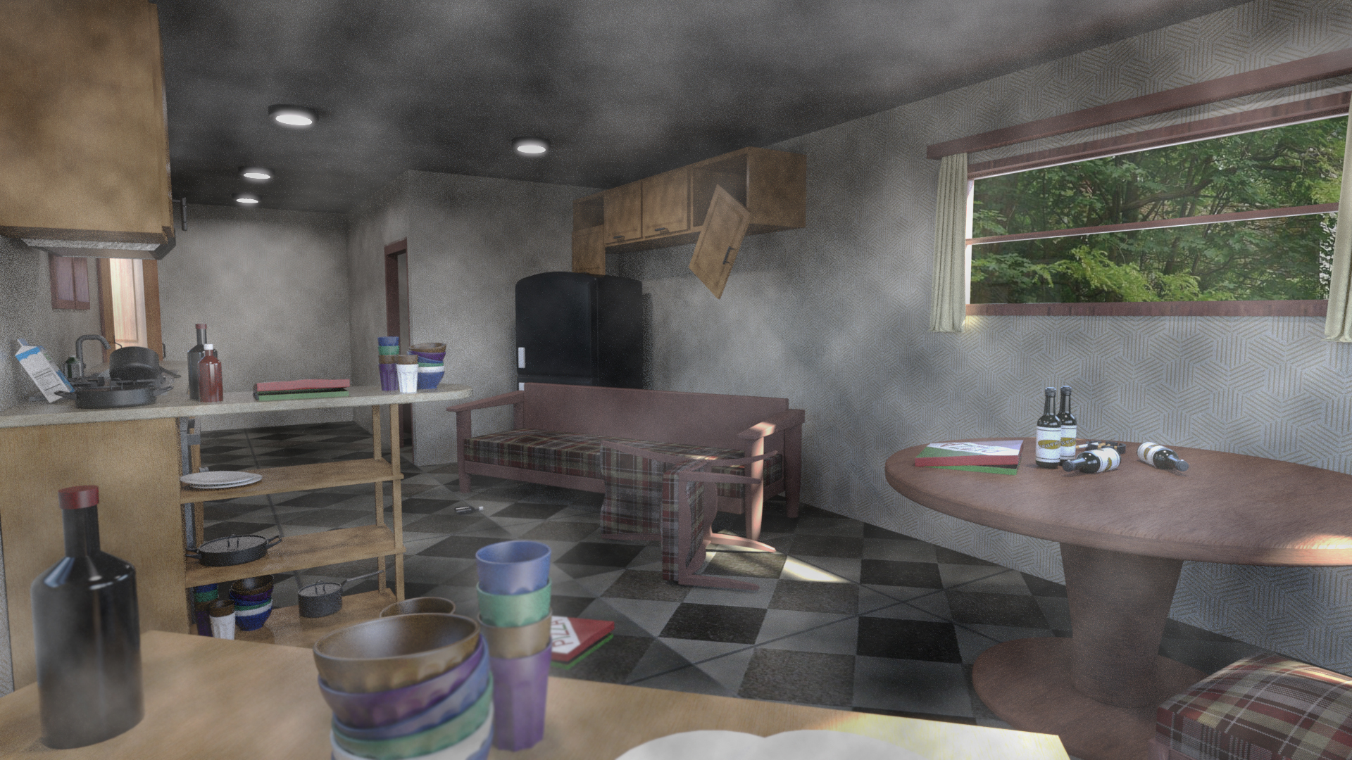 Dirty Kitchen by: Tesla3dCorp, 3D Models by Daz 3D